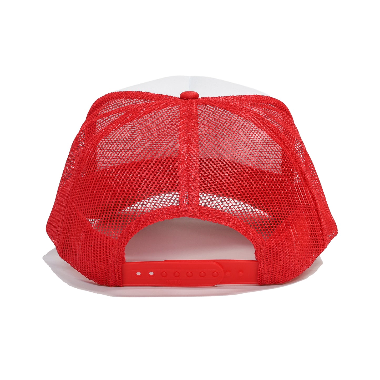 LZBN / SLANT LOGO MESH CAP (RED/WHITE)