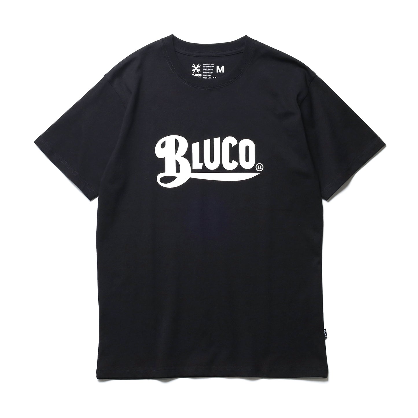 BLUCO / PRINT TEE -OLD LOGO- (BLACK)