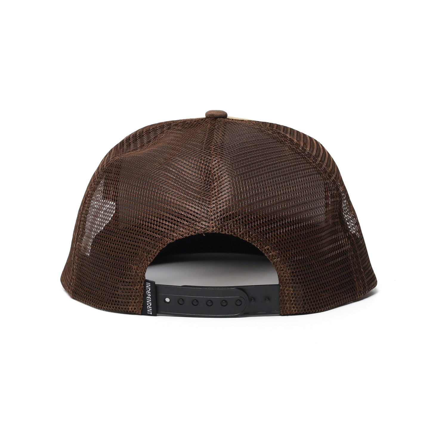 INDEPENDENT / BTG SUMMIT PRINTED MESH TRUCKER HAT (WHITE/TAN/BROWN)