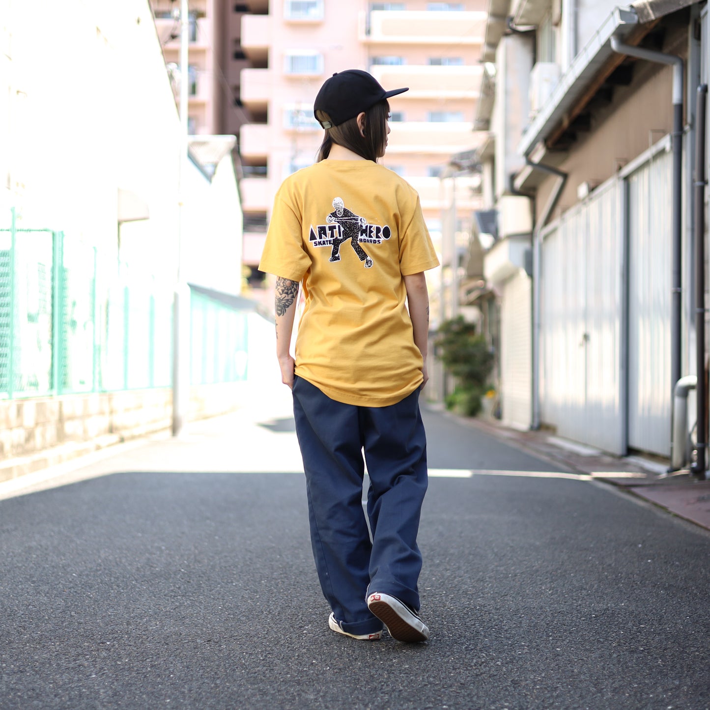 ANTIHERO / SLINGSHOT Ⅱ S/S TEE (GINGER)