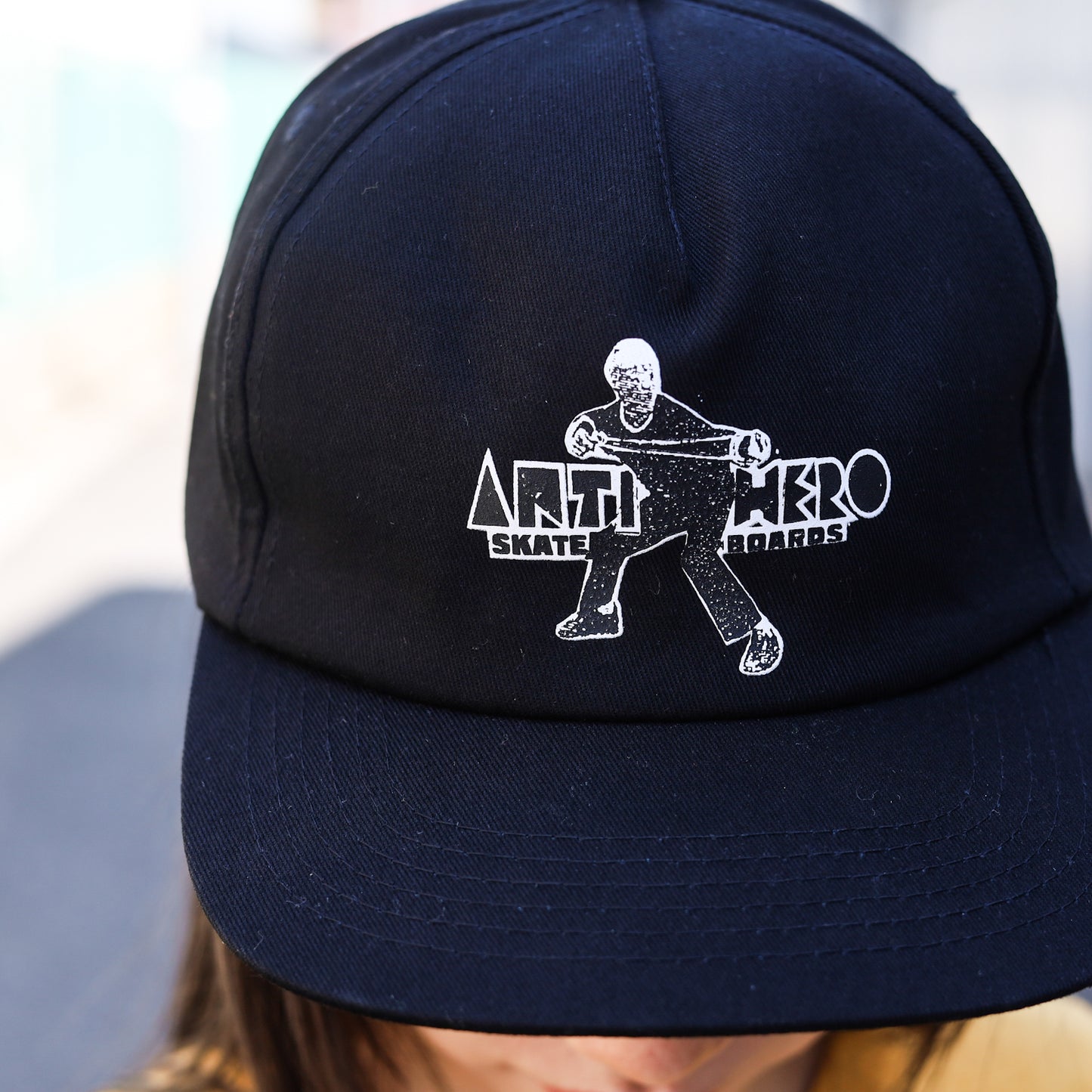 ANTIHERO / SLINGSHOT SNAPBACK CAP (BLACK)