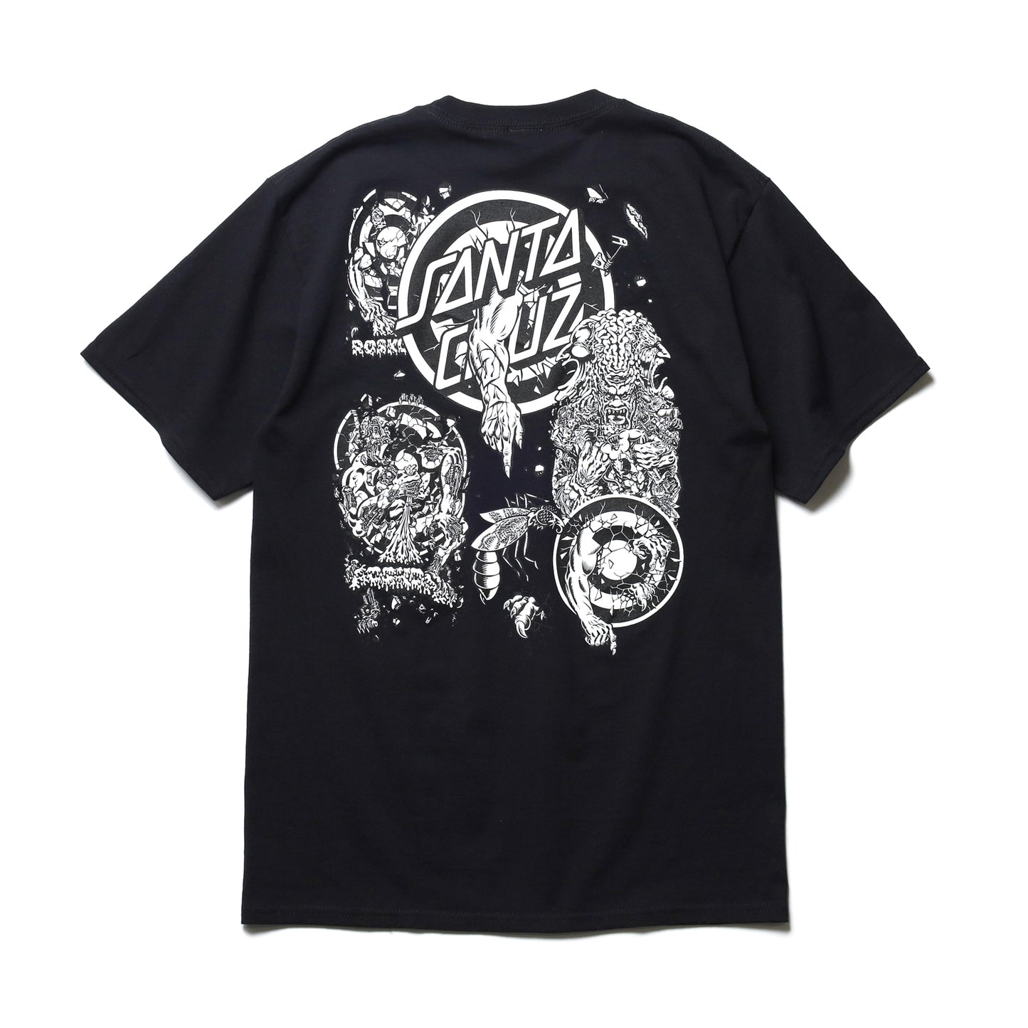 SANTA CRUZ / ROSKOPP EVO 2 S/S TEE (BLACK)