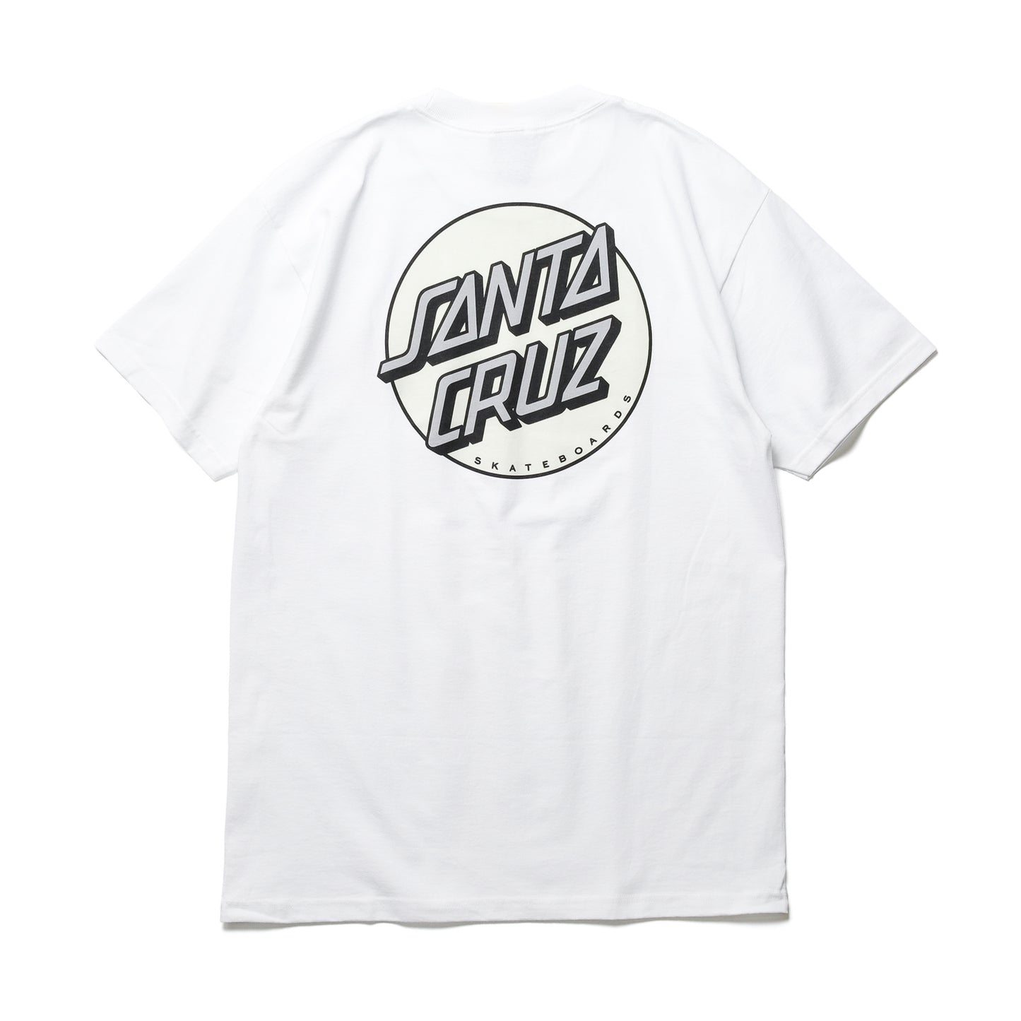 SANTA CRUZ / OTHER DOT S/S TEE UV REACTIVE (WHITE)