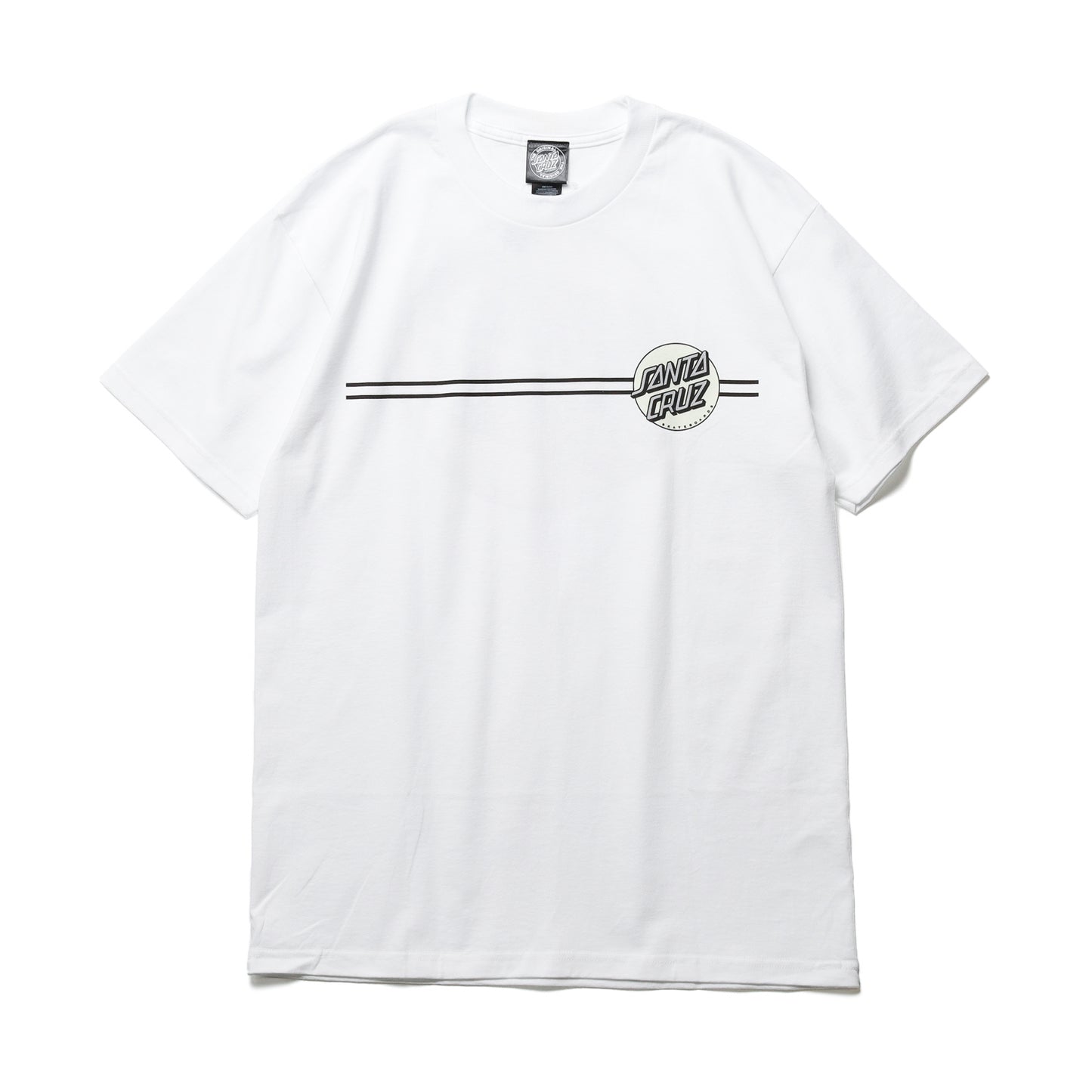 SANTA CRUZ / OTHER DOT S/S TEE UV REACTIVE (WHITE)