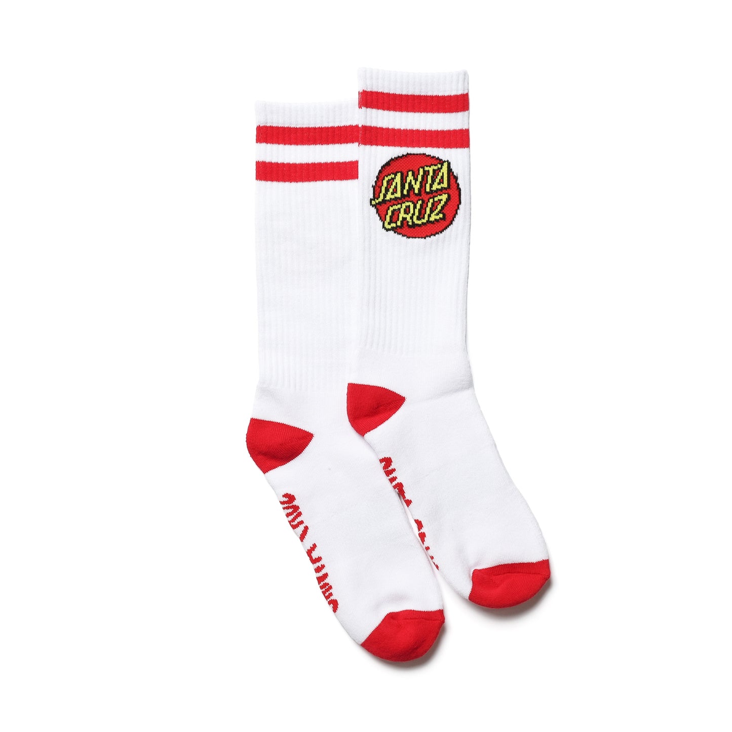 SANTA CRUZ / FUN TIMES SOCKS (WHITE ASSORTED)