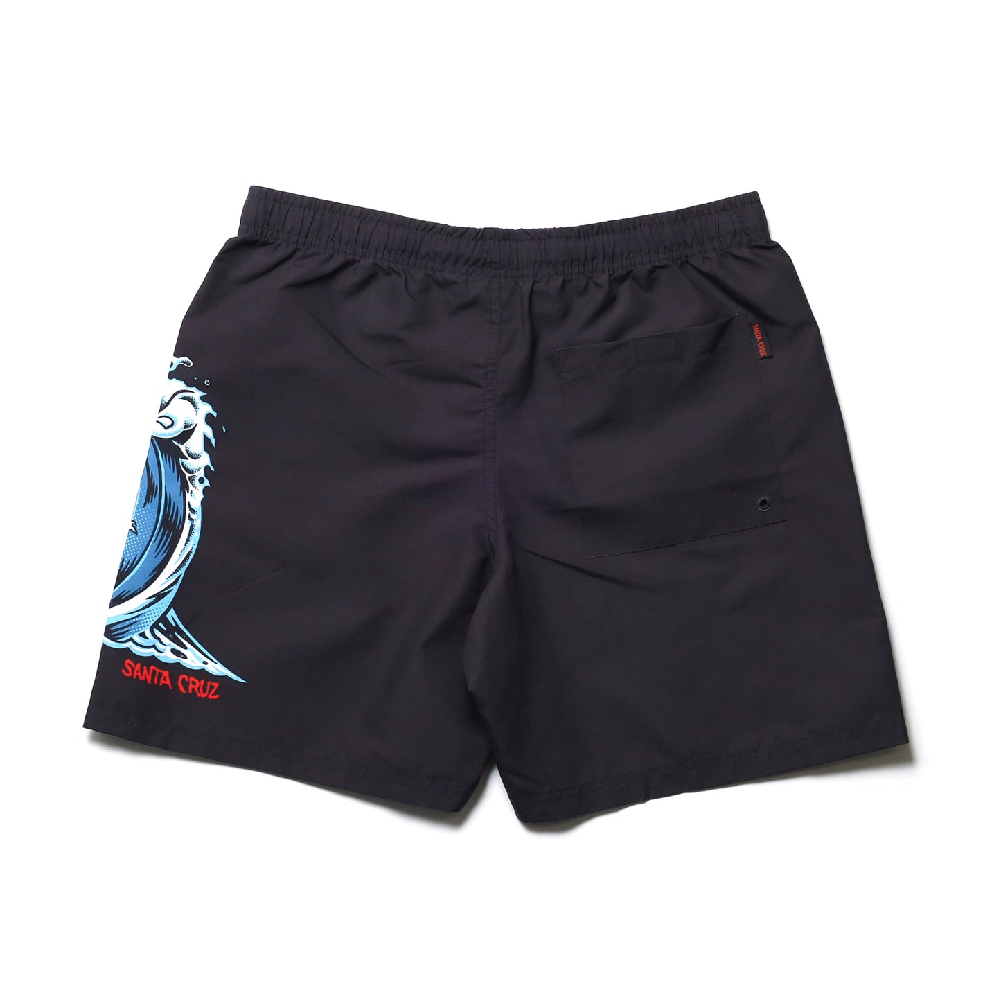 SANTA CRUZ / SCREAMING WAVE PULL ON BOARDSHORT (BLACK)