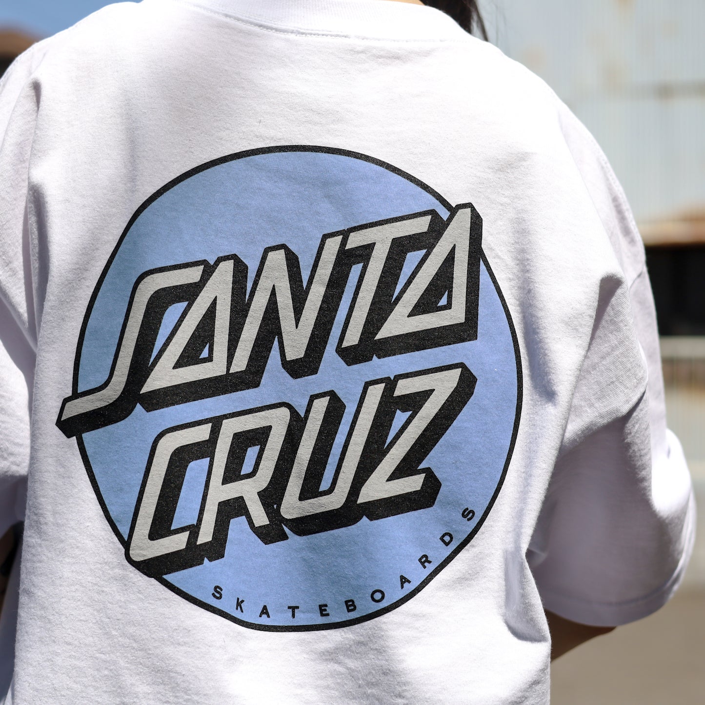 SANTA CRUZ / OTHER DOT S/S TEE UV REACTIVE (WHITE)