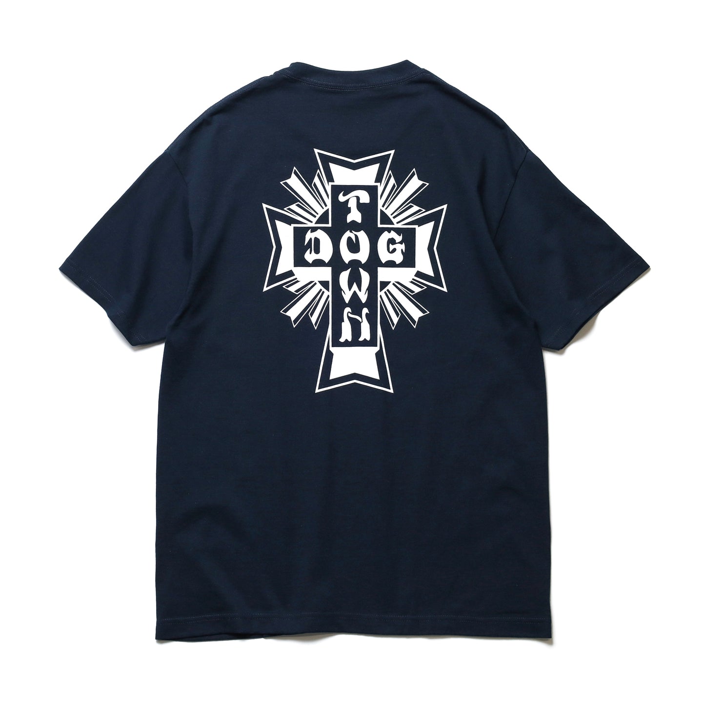 DOGTOWN / CROSS LOGO TEE (NAVY)