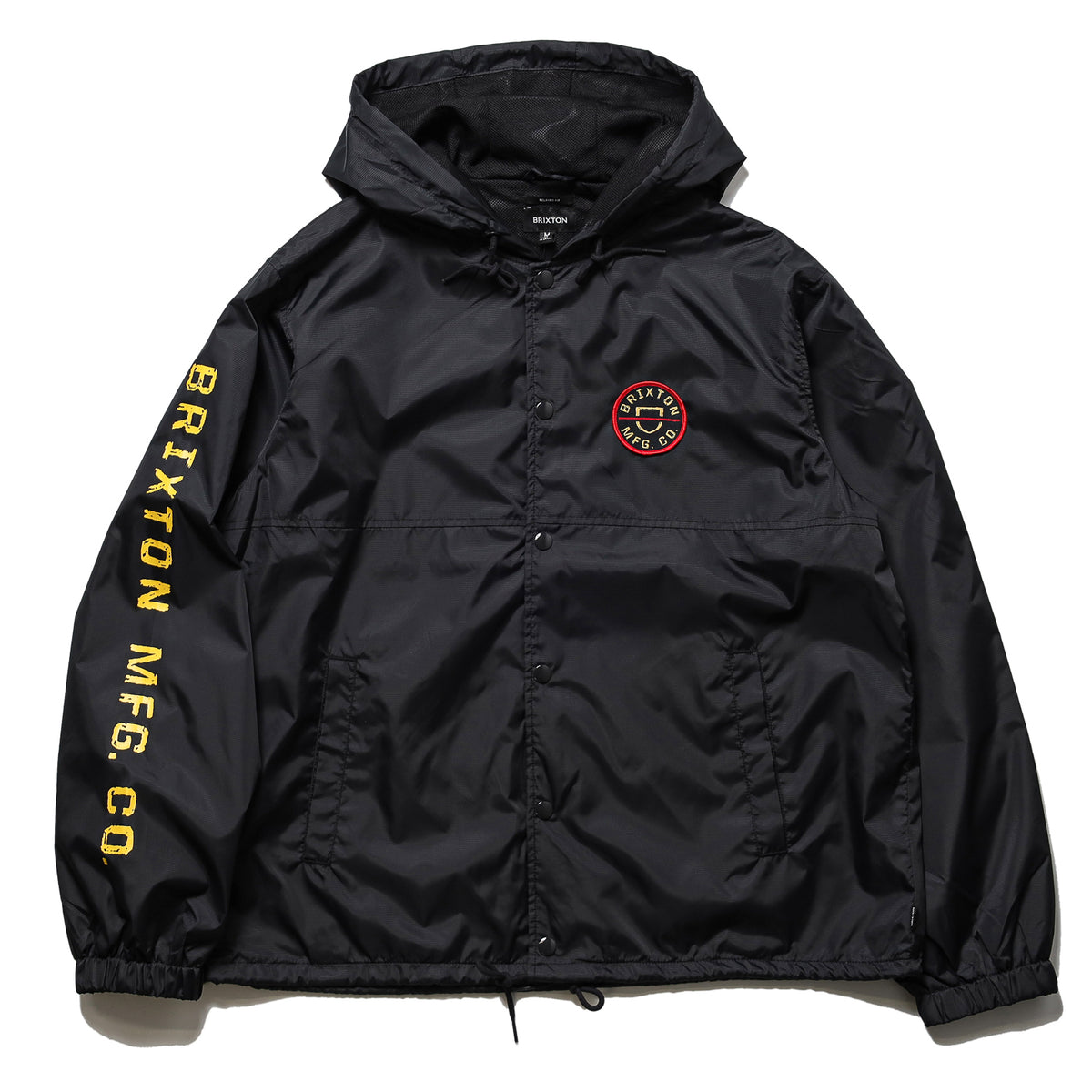 BRIXTON / HOODED CLAXTON LW JACKET (BLACK)