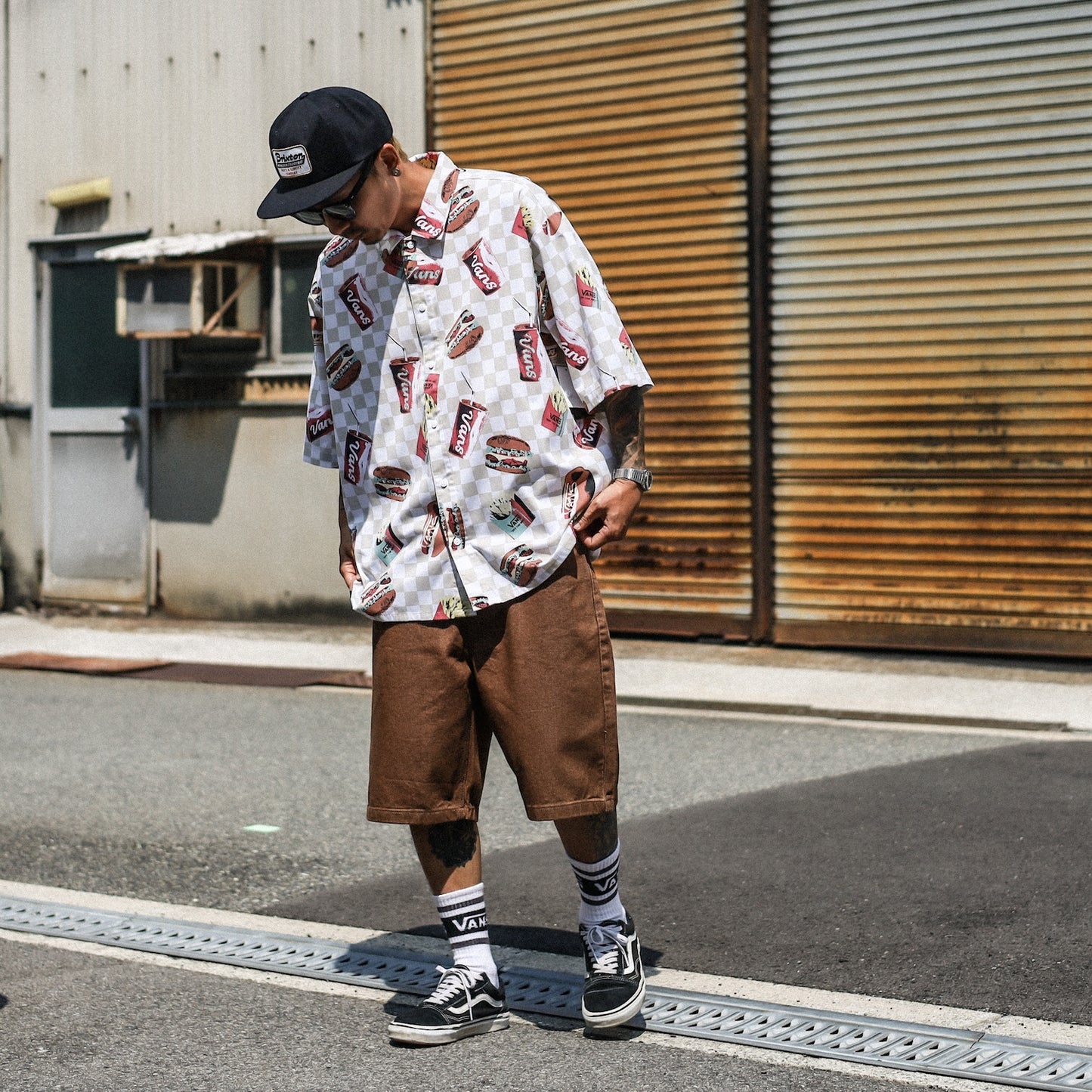 SPITFIRE / BIGHEAD DENIM SHORTS (BROWN)