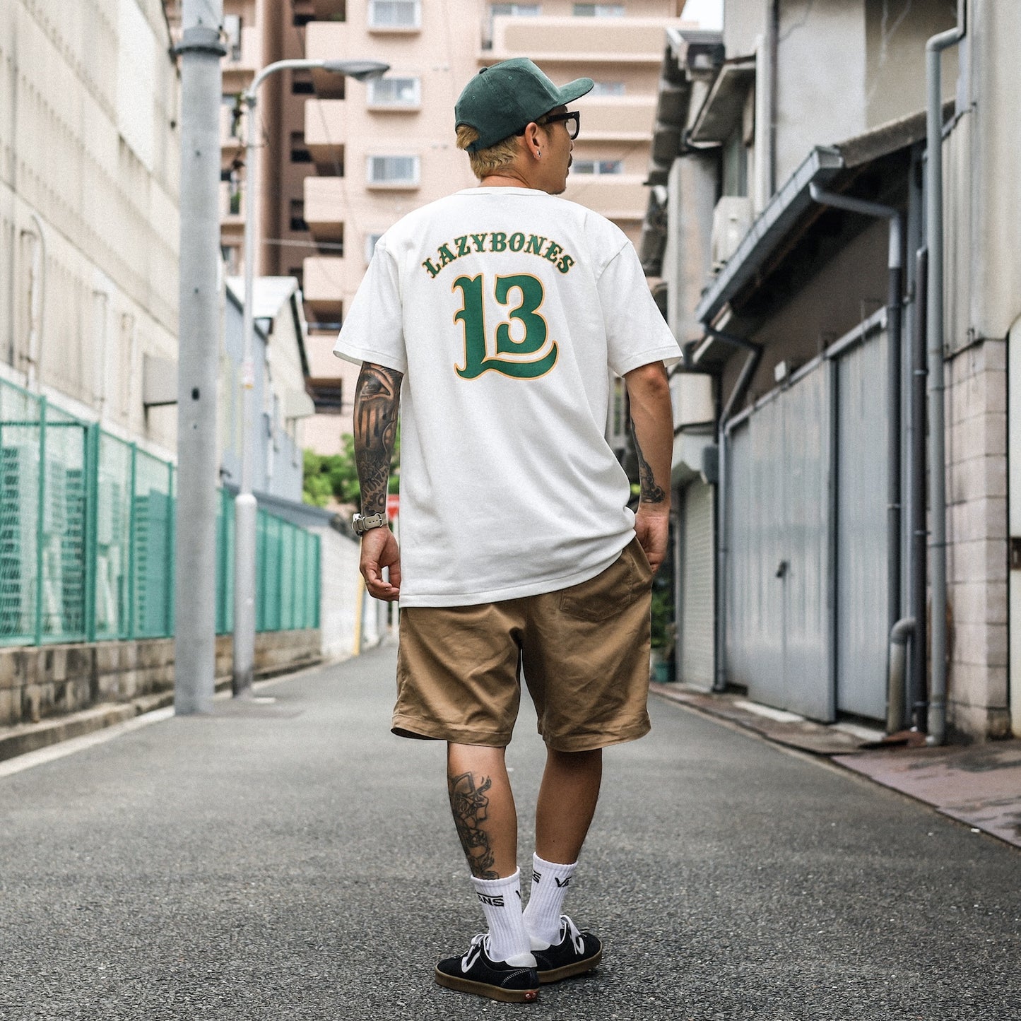 LZBN / No.13 HENLEY NECK TEE (NATURAL)