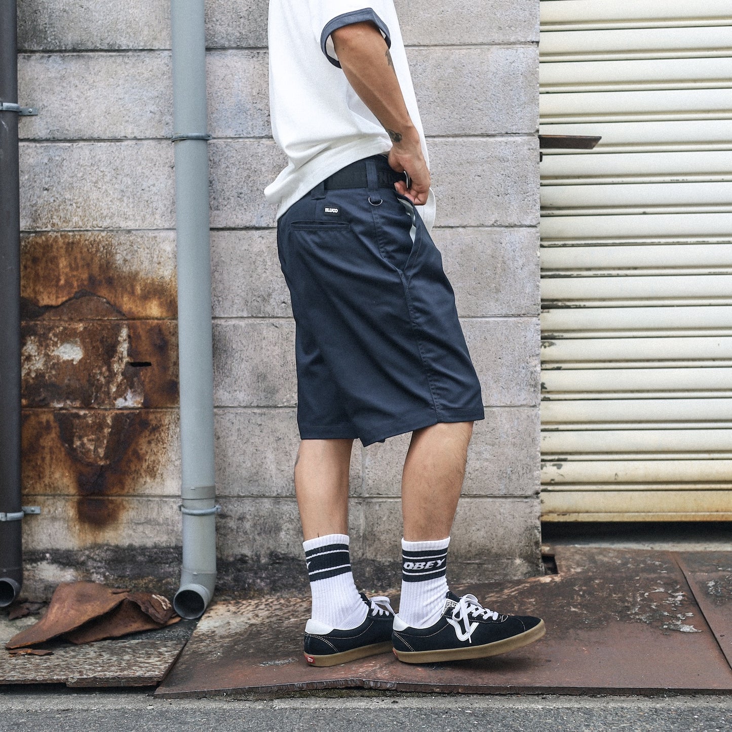 BLUCO / STRETCH LIGHT WORK SHORTS (NAVY)