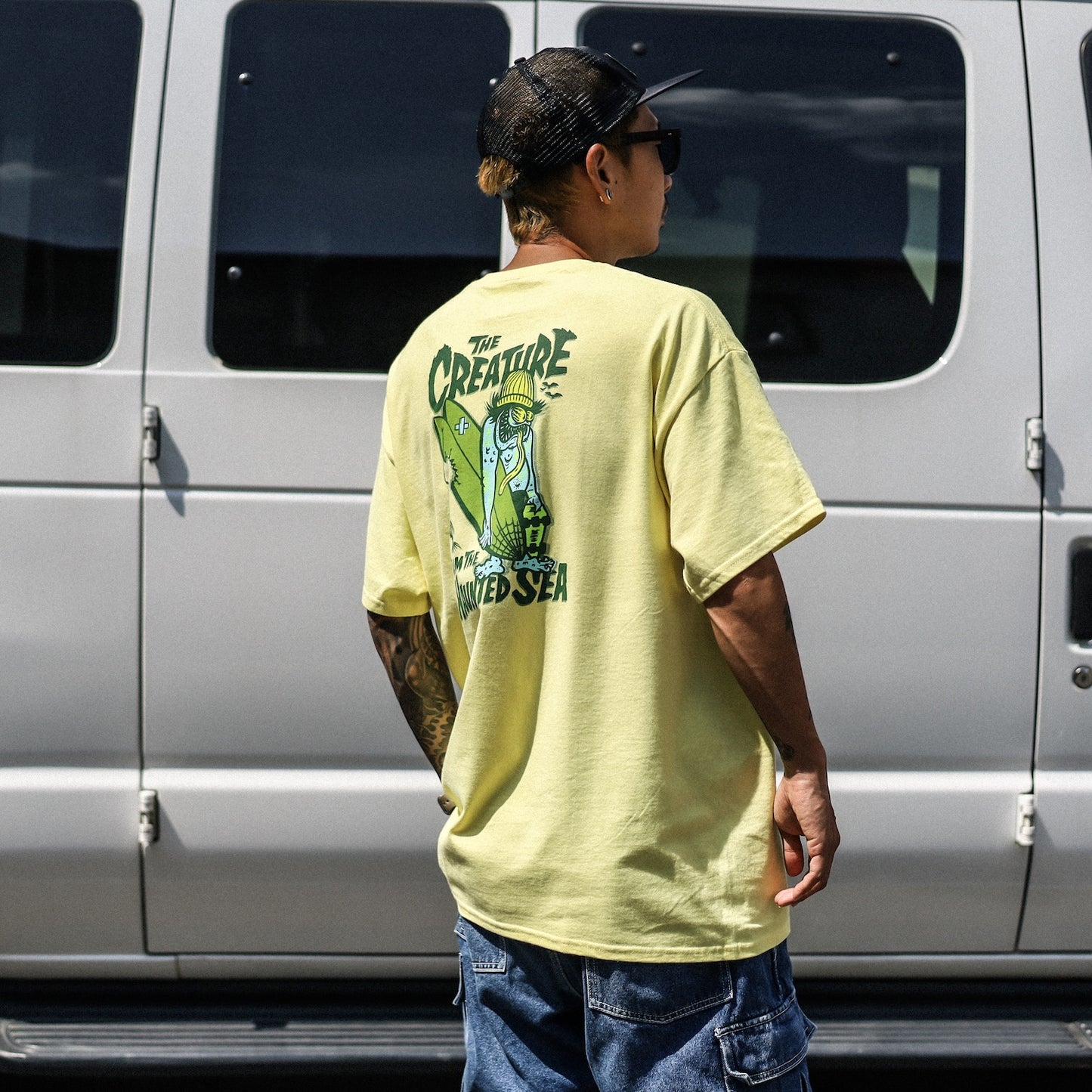 CREATURE / HAUNTED SEA S/S TEE (CORNSILK)