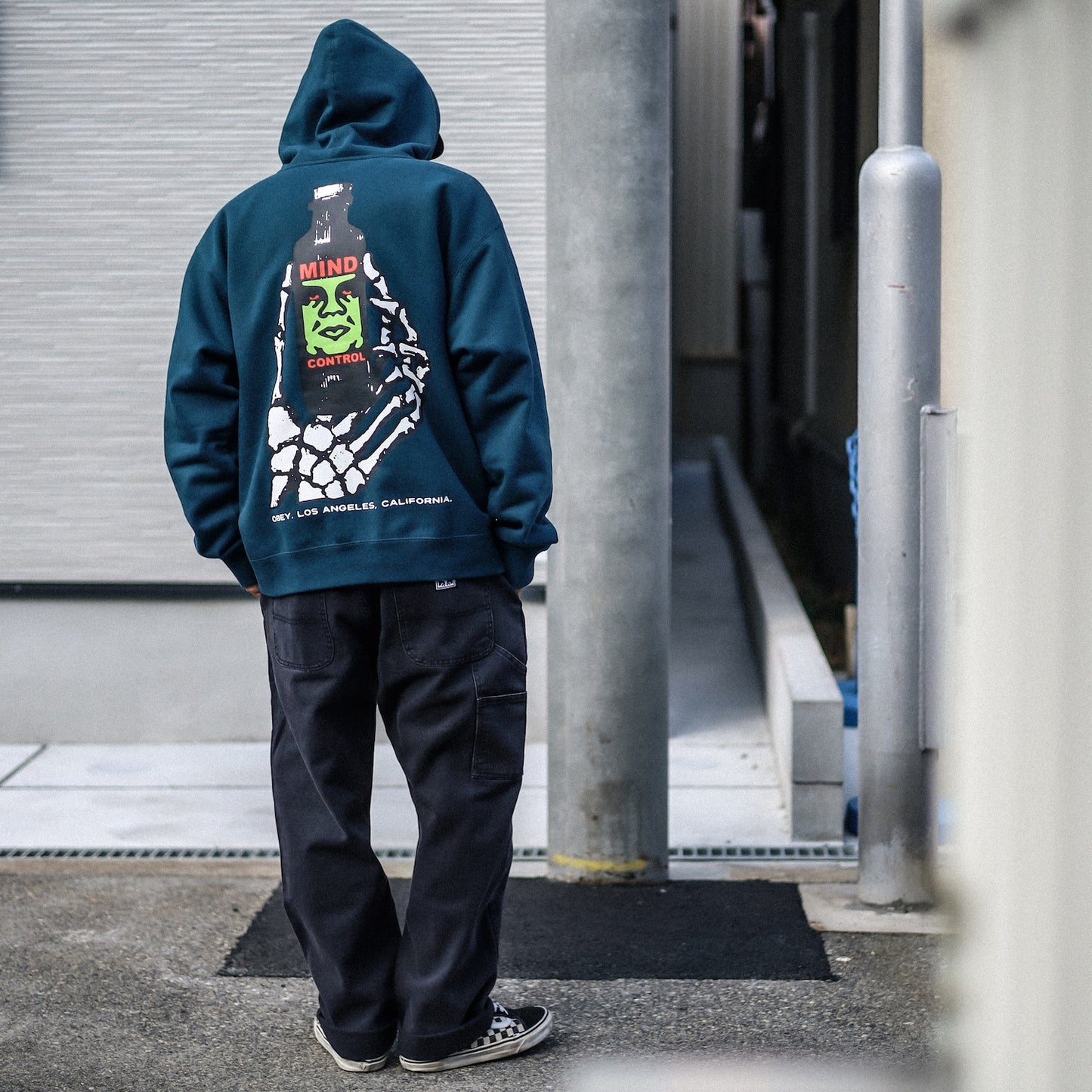 OBEY / OBEY MIND CONTROL HOODIE (LEGION BLUE)
