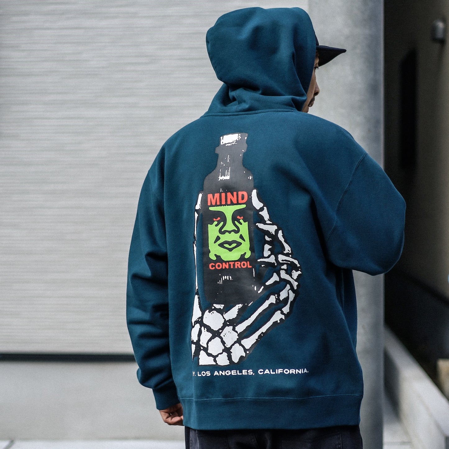 OBEY / OBEY MIND CONTROL HOODIE (LEGION BLUE)