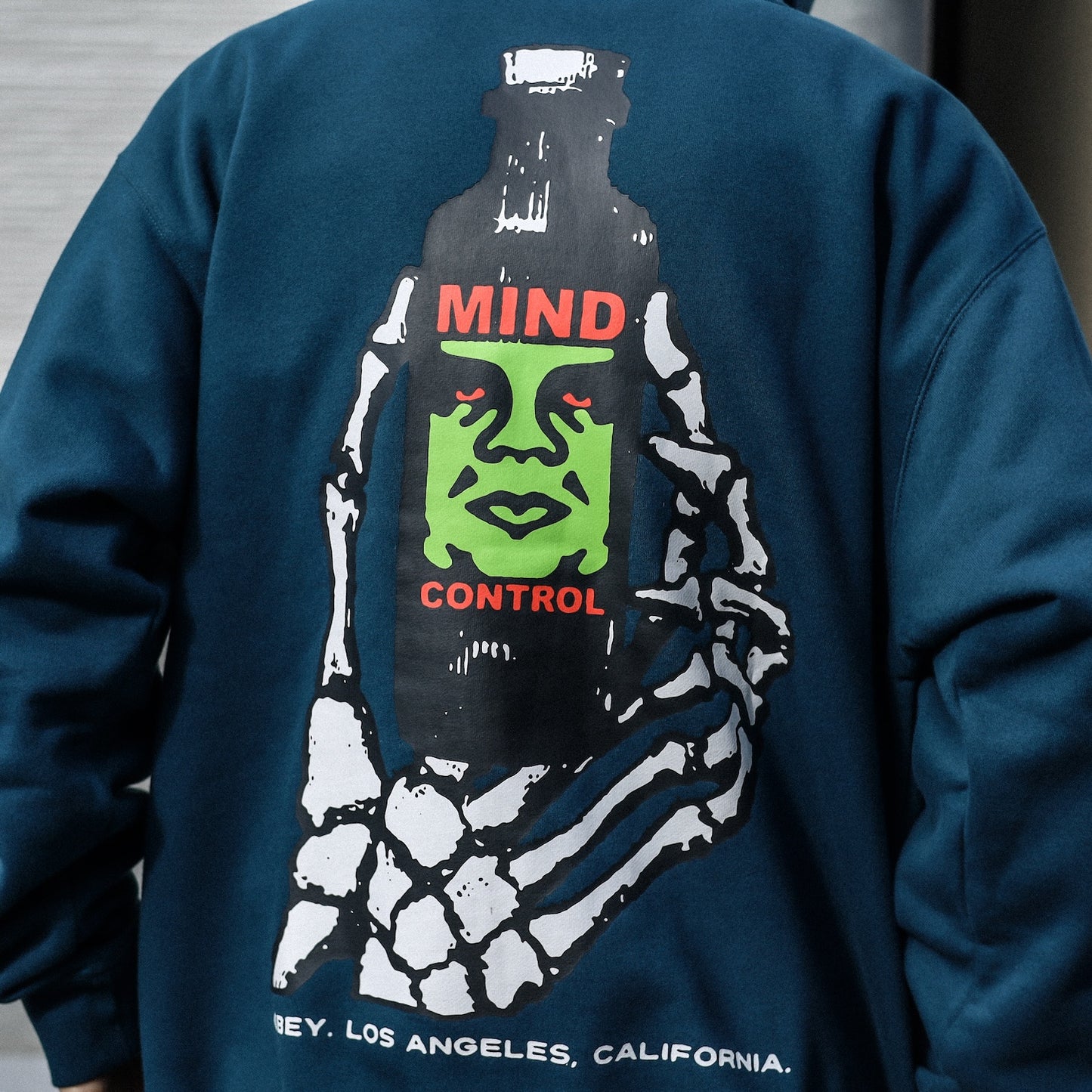 OBEY / OBEY MIND CONTROL HOODIE (LEGION BLUE)