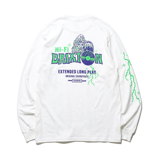 BRIXTON / MADDOX L/S STANDARD TEE (WHITE)