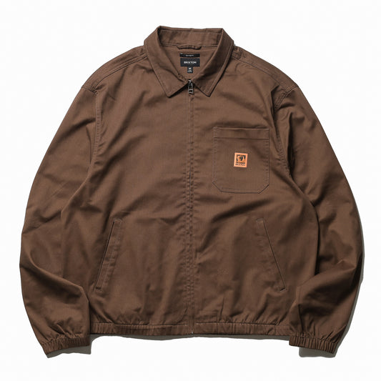 BRIXTON / UNION RELAXED HARRINGTON JACKET (PINECONE BROWN)