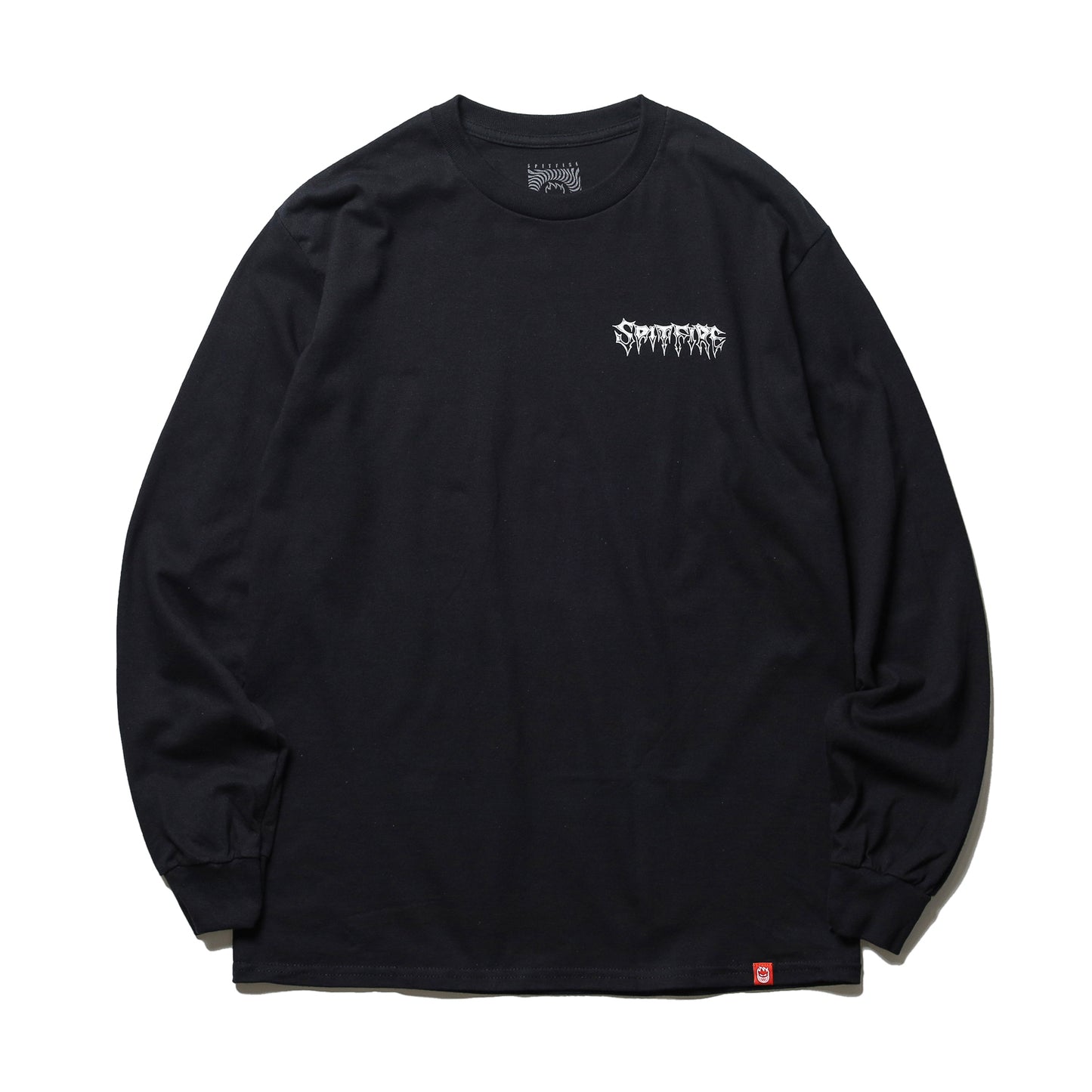 SPITFIRE / BATWING CLASSIC L/S TEE (BLACK/WHITE)