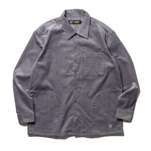 BLUCO / CORDUROY WORK SHIRT (GRAY)