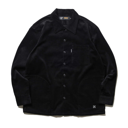 BLUCO / CORDUROY WORK SHIRT (BLACK)