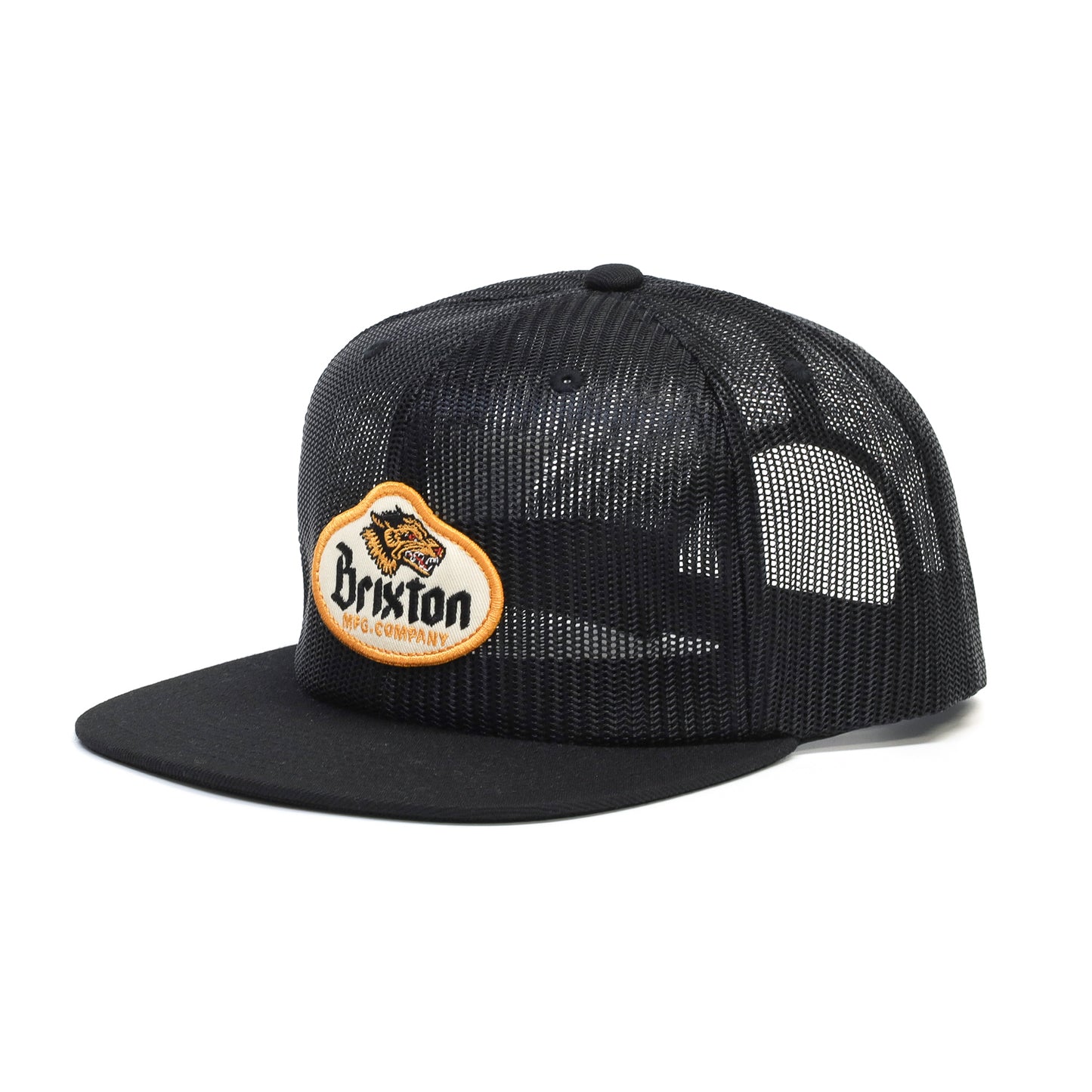 BRIXTON / CANINE MP FULL MESH CAP (BLACK/BLACK)
