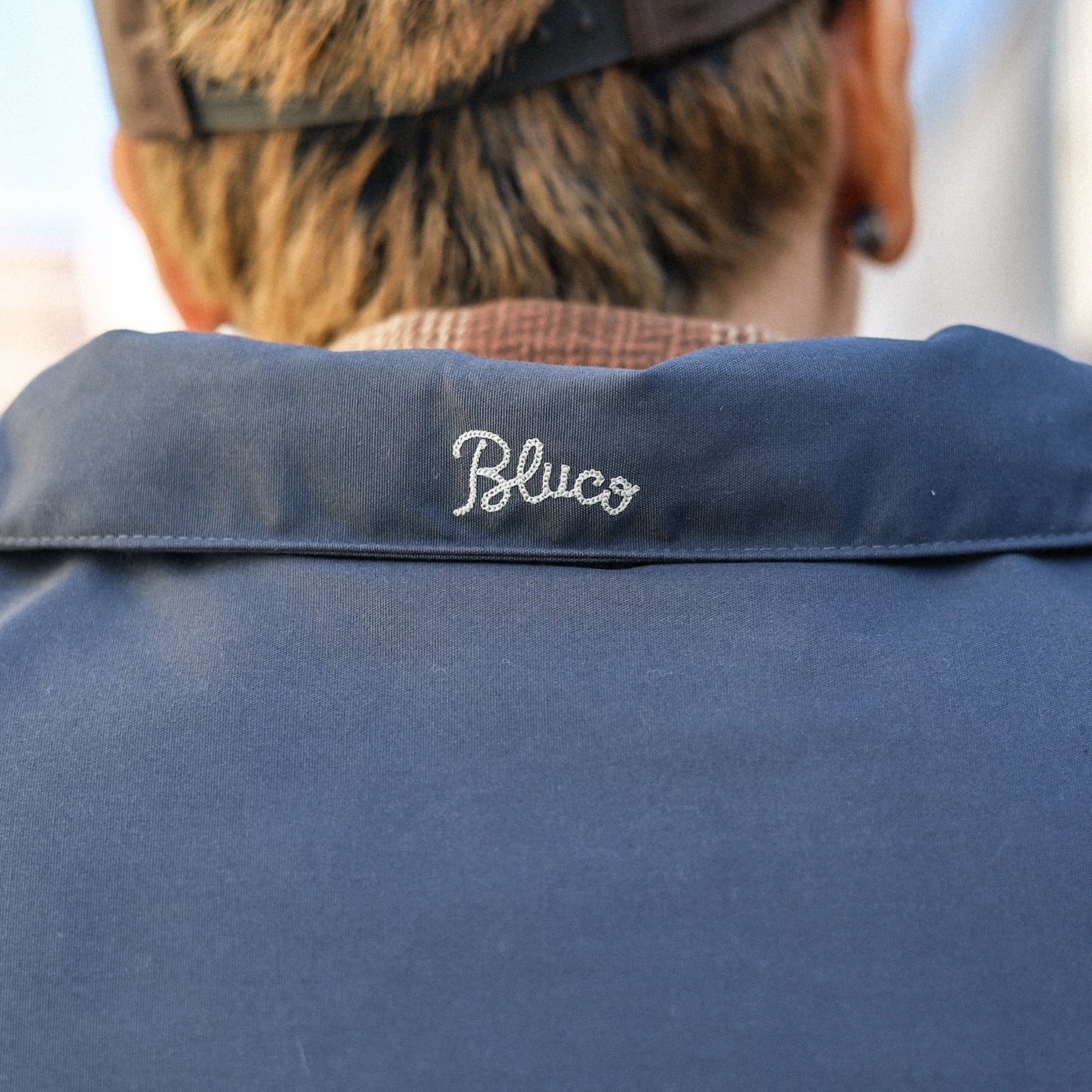 BLUCO / T/C COACH JACKET -QUILTING LINING- (CHARCOAL)