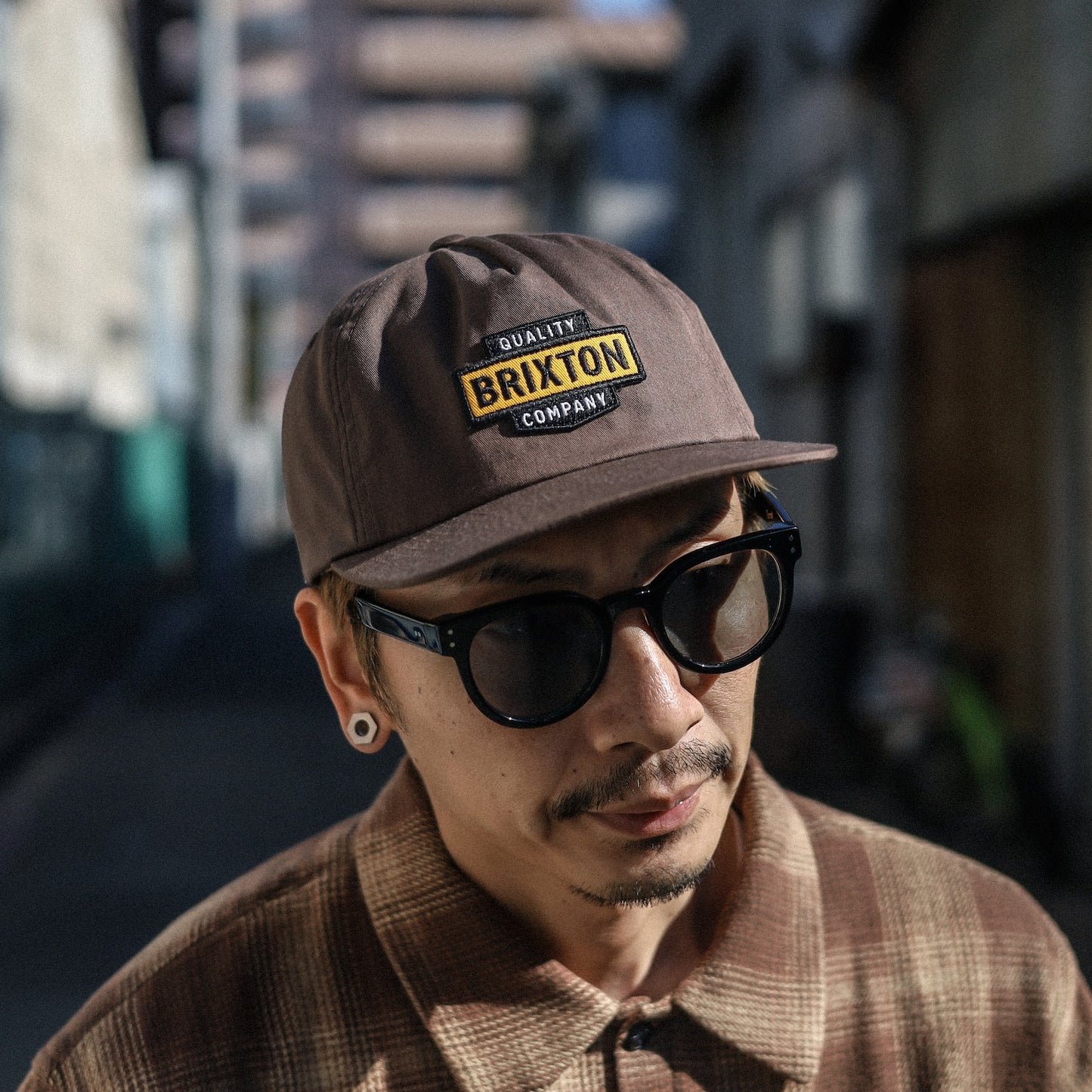 BRIXTON / OSBORN MP SNAPBACK CAP (PINECONE BROWN)