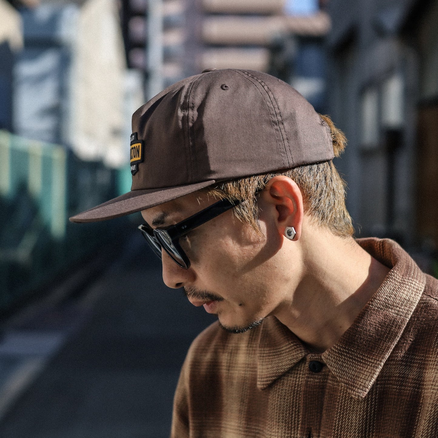 BRIXTON / OSBORN MP SNAPBACK CAP (PINECONE BROWN)