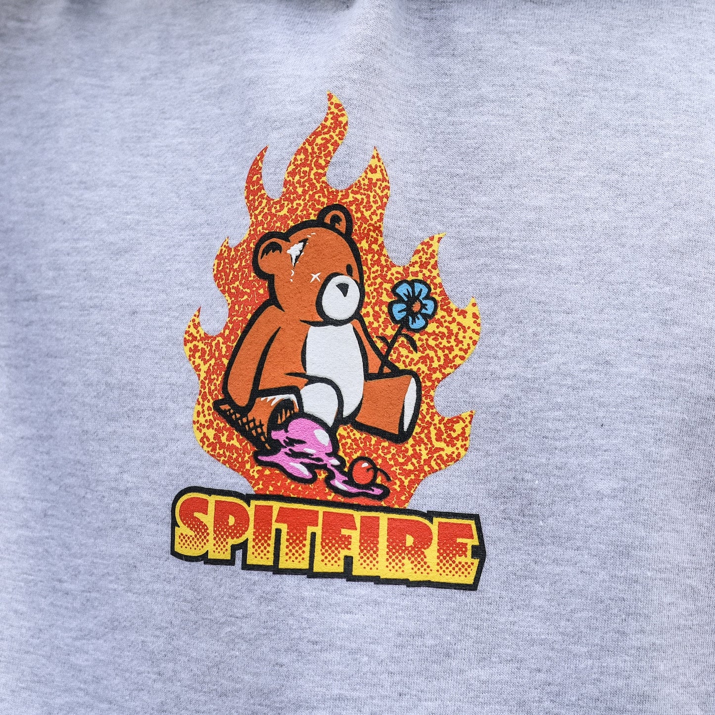 SPITFIRE / LIL BEATDOWNS HOODIE (GREY HEATHER)