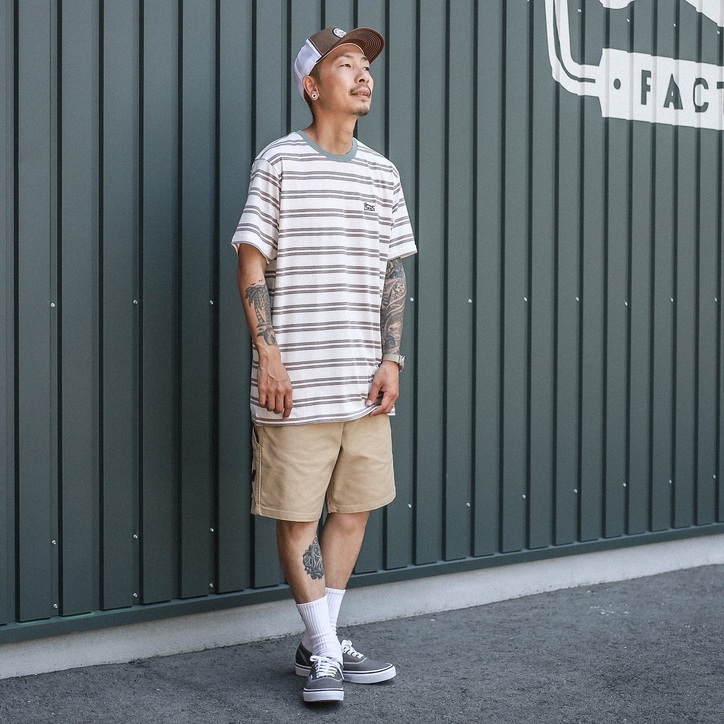 BRIXTON / BUILDERS CARPENTER SHORT (SAND)