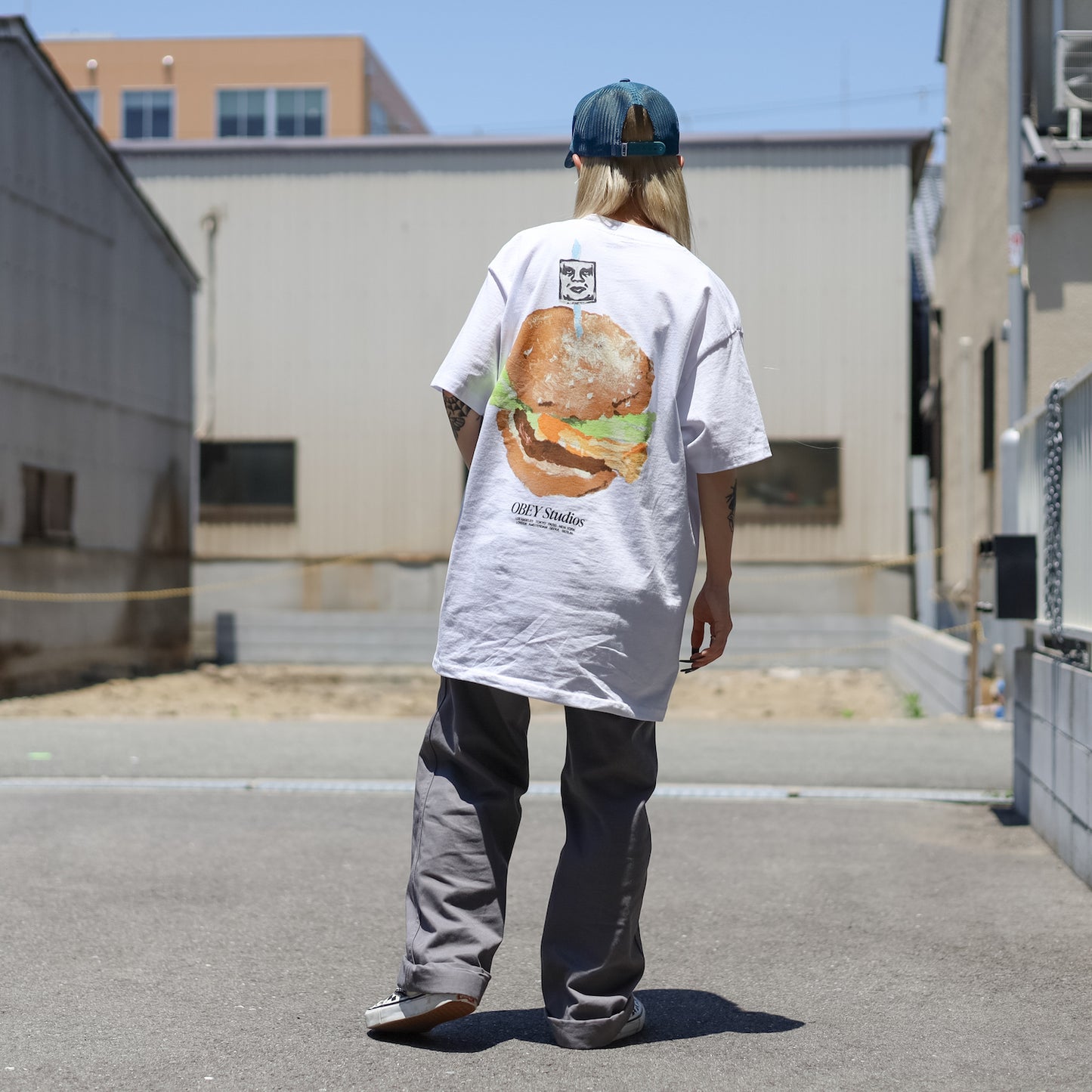 OBEY / OBEY VISUAL FOOD FOR YOUR MIND CLASSIC TEE (WHITE)