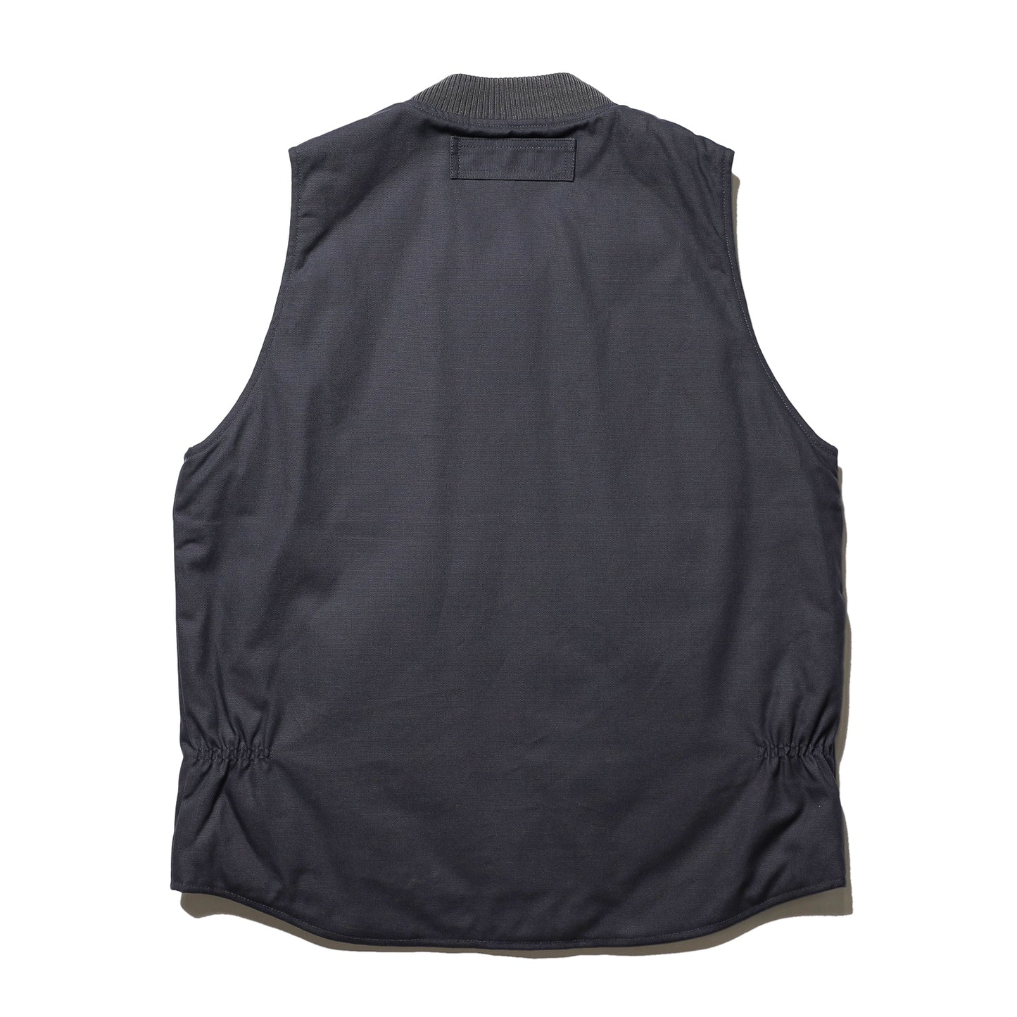 BLUCO / RIB COLLAR DUCK VEST (CHARCOAL)