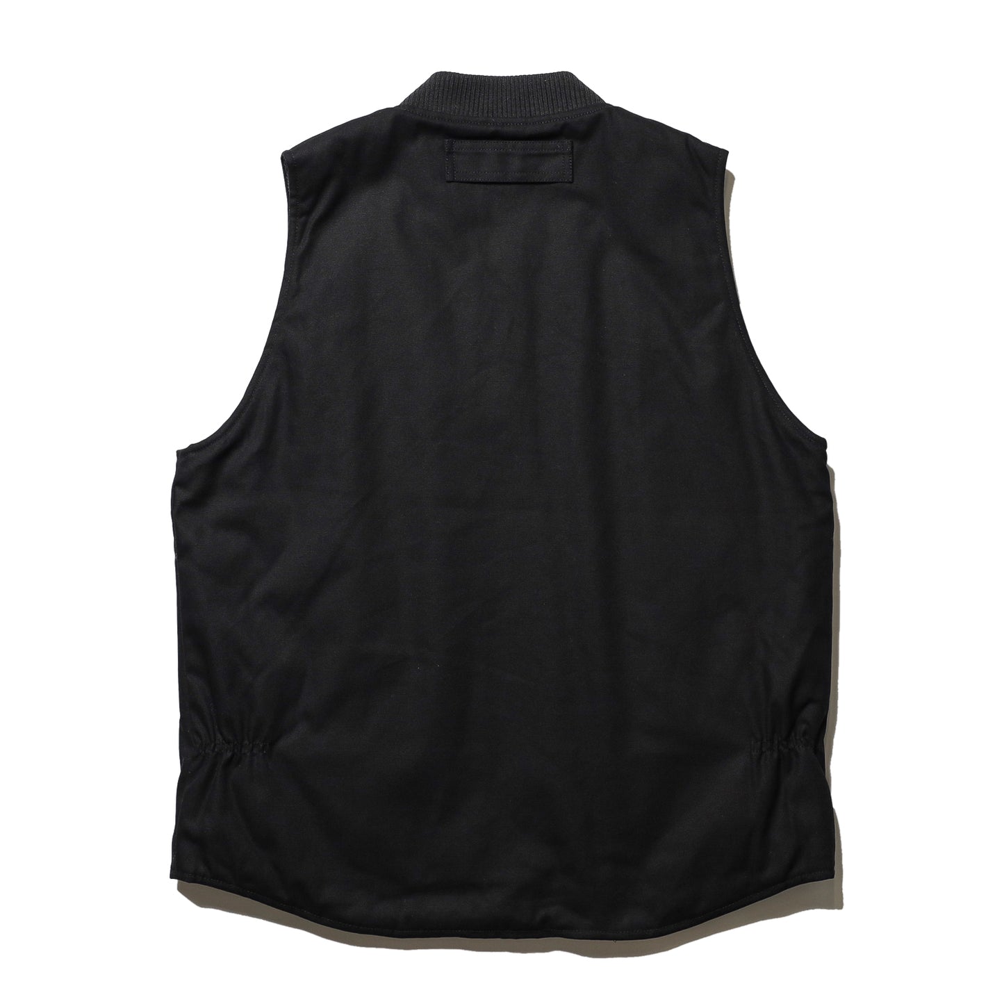 BLUCO / RIB COLLAR DUCK VEST (BLACK)