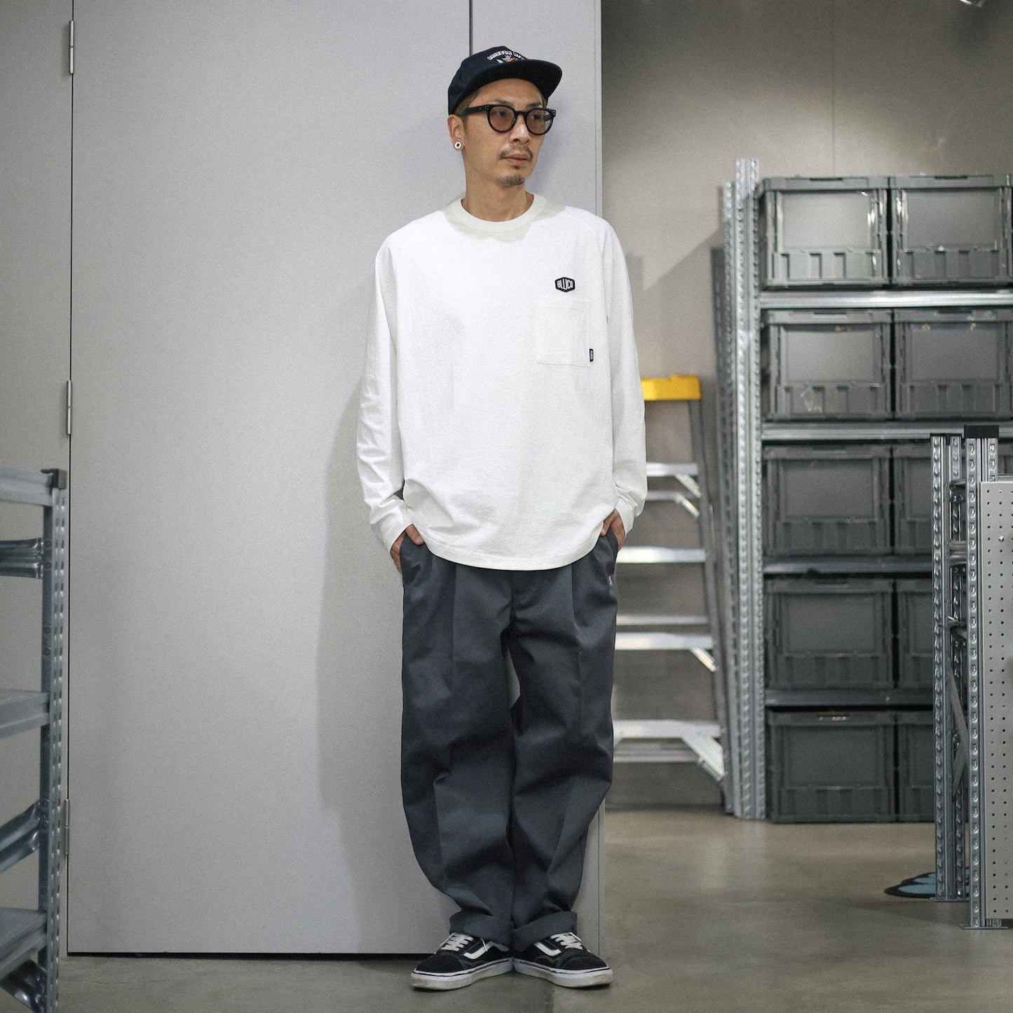 BLUCO / 2-TUCK WORK PANTS (GRAY)