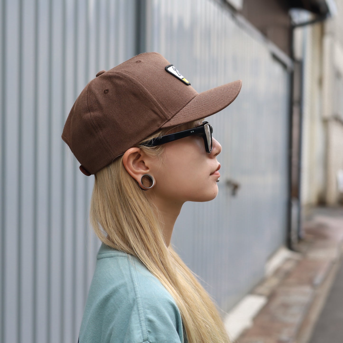 BRIXTON / LINWOOD C NETPLUS MP SNAPBACK CAP (SEPIA/BLACK/YELLOW)
