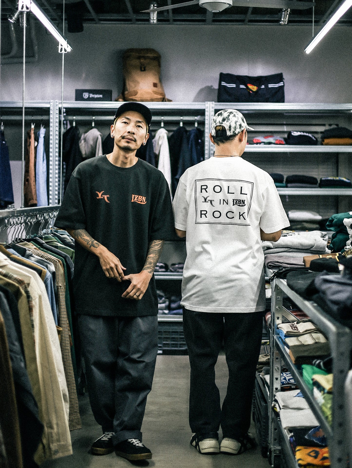 LZBN / ROLL IN ROCK VOL.7 RIR LOGO S/S TEE (SMOKE BLACK)
