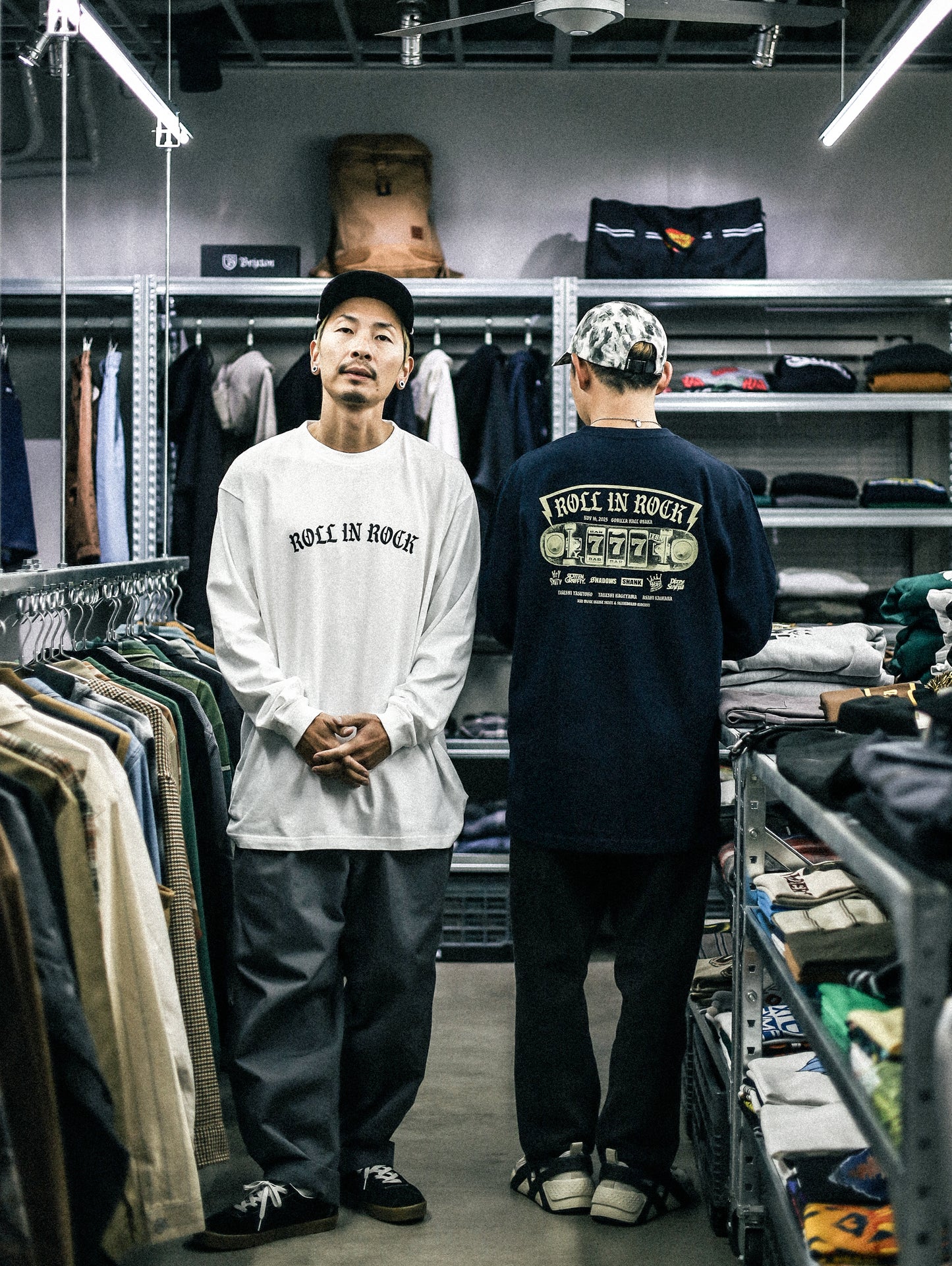 LZBN / ROLL IN ROCK VOL.7 777 L/S TEE (WHITE)