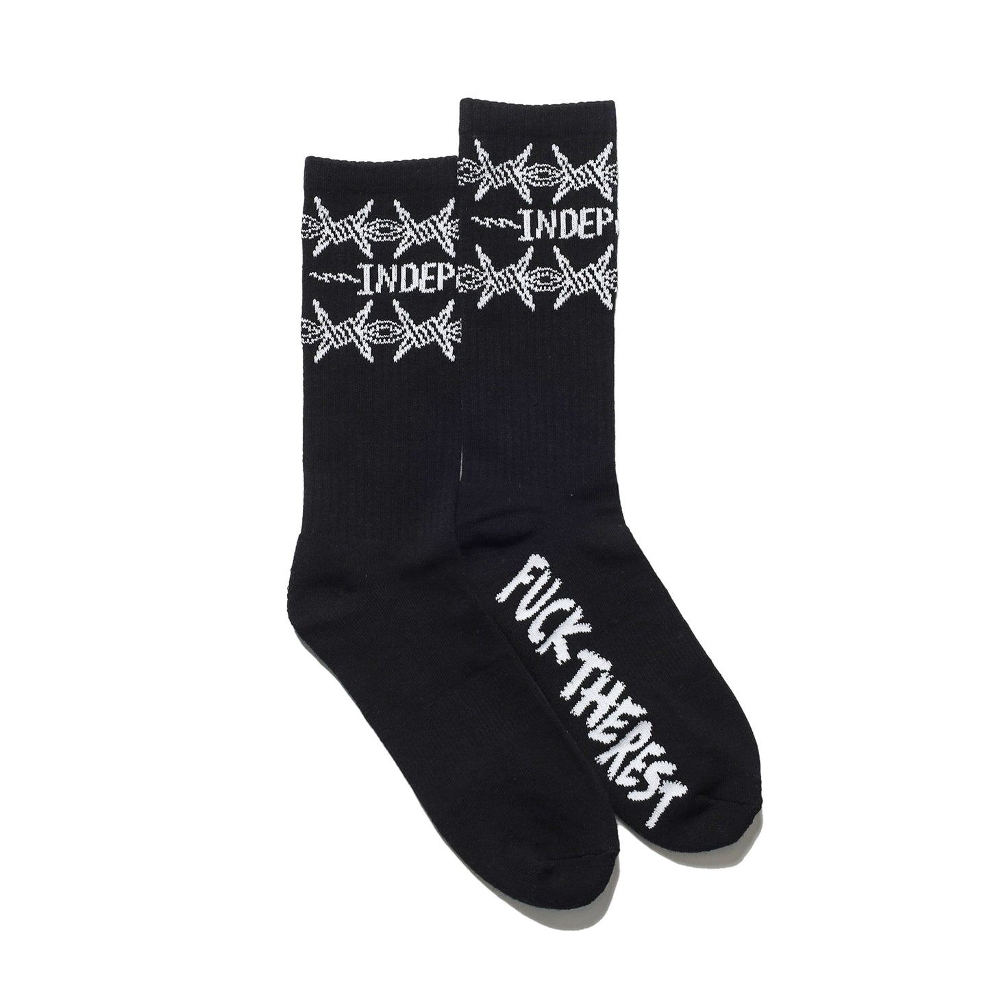 INDEPENDENT / BRATRUD NOTEBOOK MENS INDEPENDENT SOCKS (BLACK)
