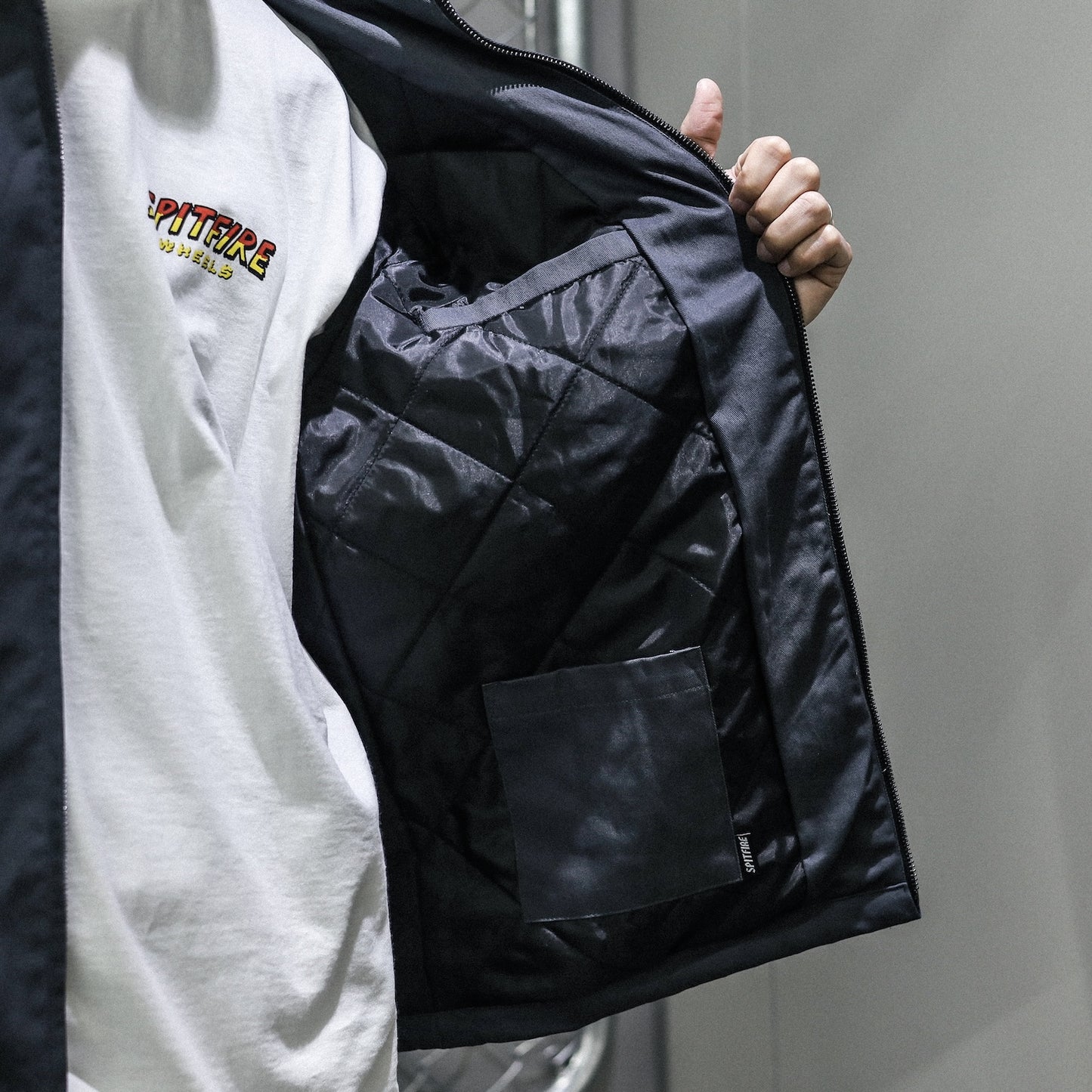 SPITFIRE / BURNOUT JACKET (CHARCOAL)