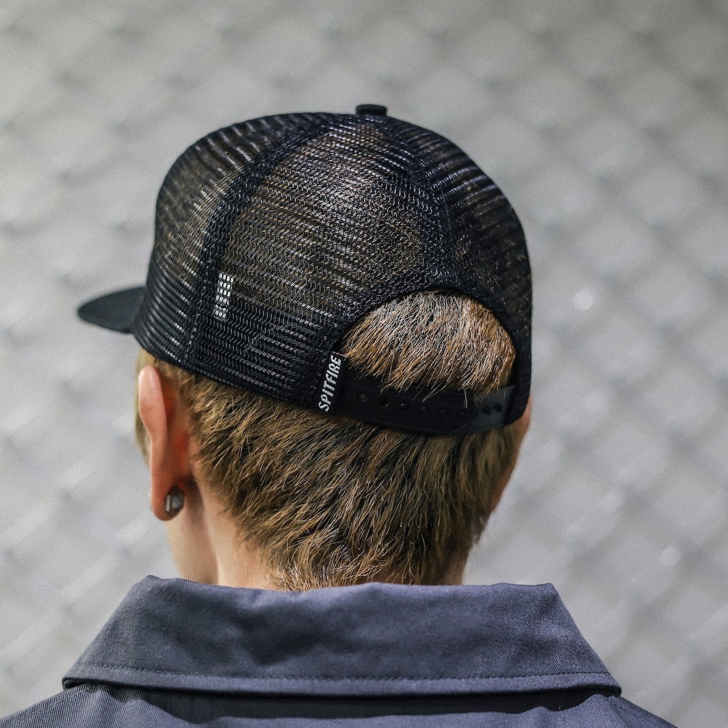 SPITFIRE / BURNOUT SNAPBACK CAP (BLACK/WHITE/RED)