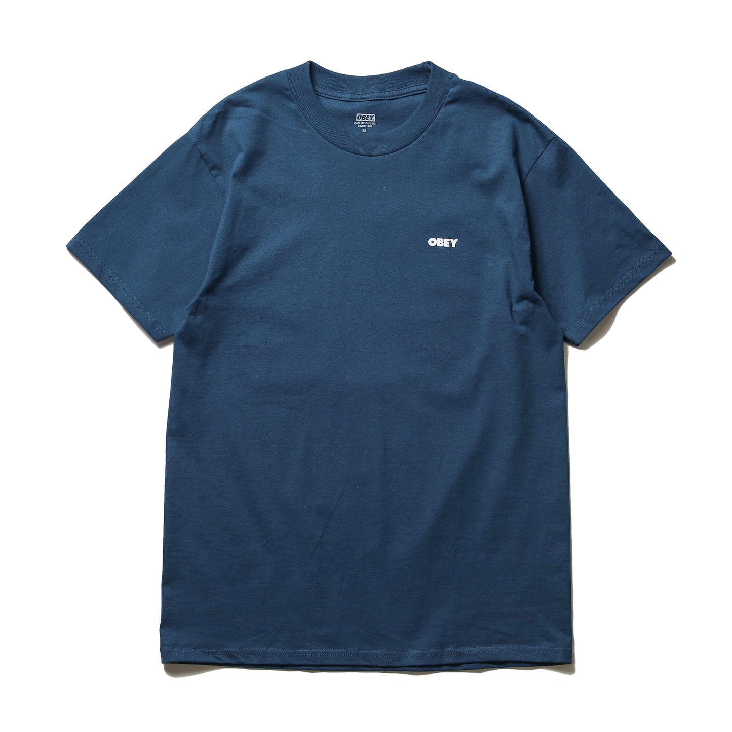 OBEY / OBEY ICON STENCIL FLAME CLASSIC TEE (HARBOR BLUE)