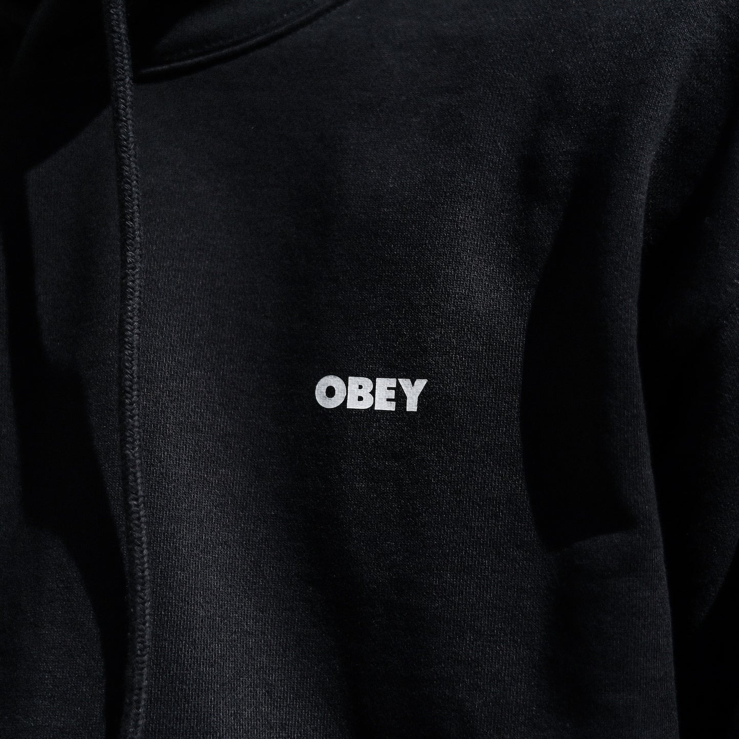 OBEY / OBEY ICON STENCIL FLAME HOODIE (BLACK)