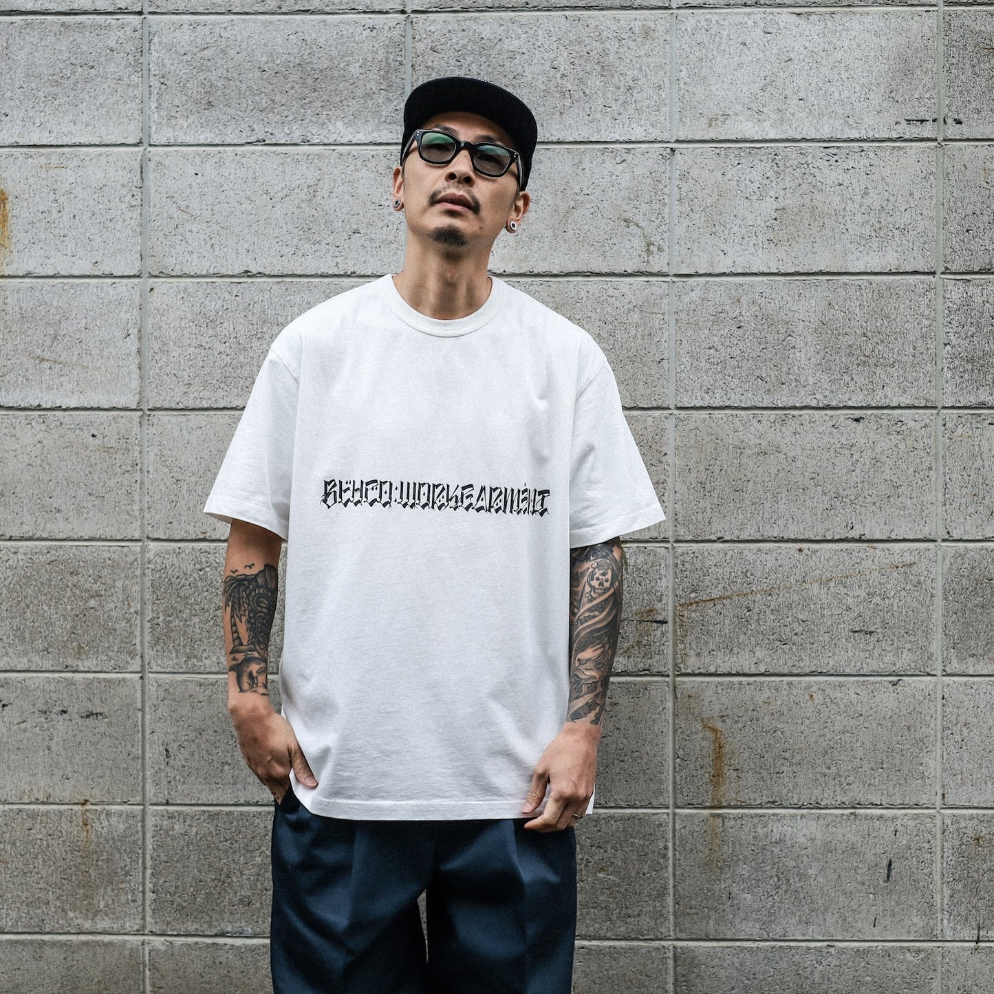 BLUCO / PRINT TEE -USUGROW- (WHITE)