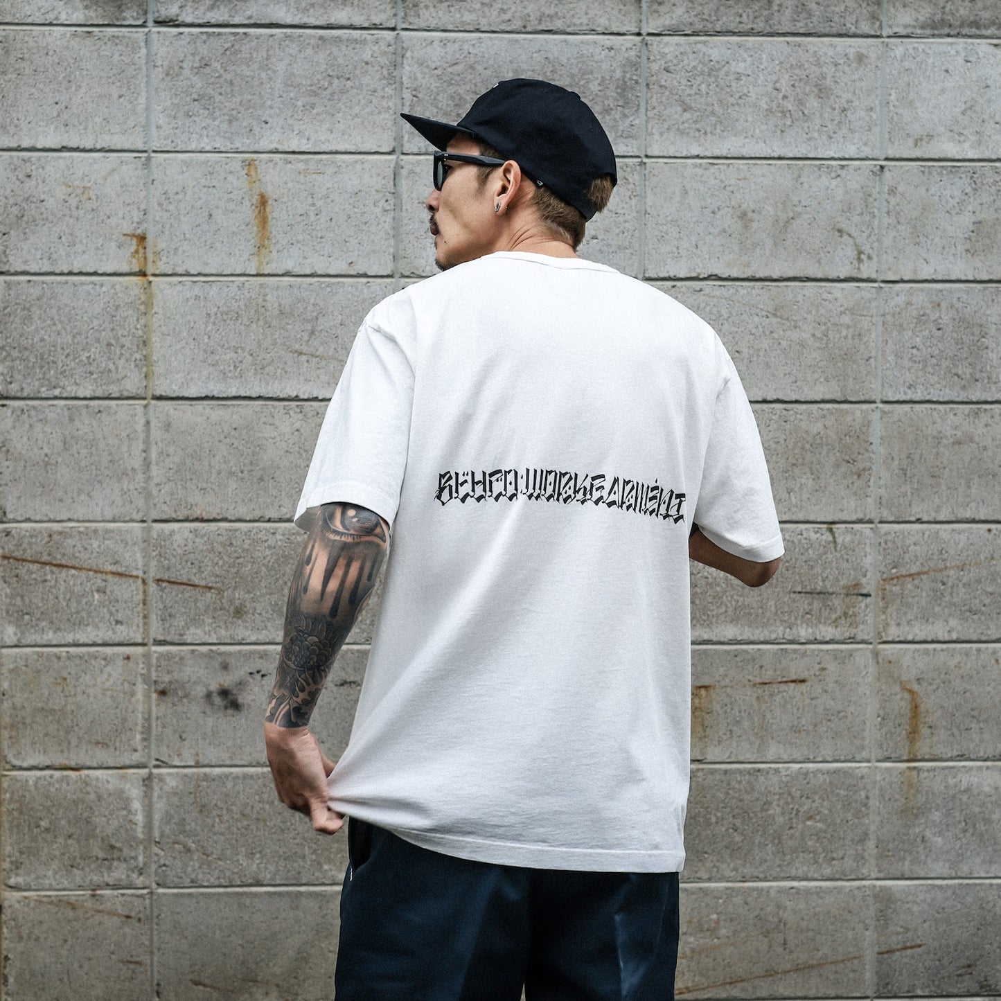 BLUCO / PRINT TEE -USUGROW- (WHITE)