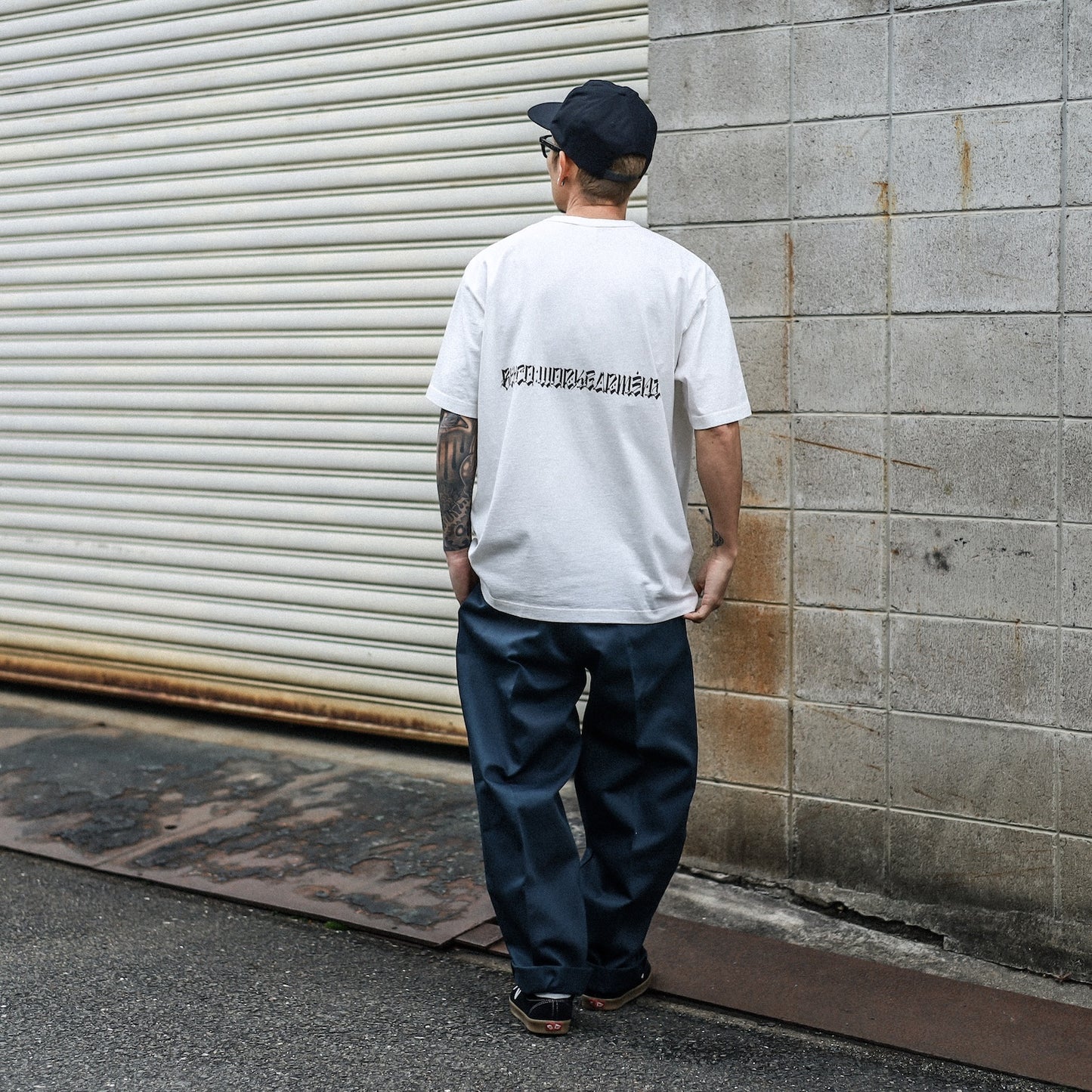 BLUCO / PRINT TEE -USUGROW- (WHITE)