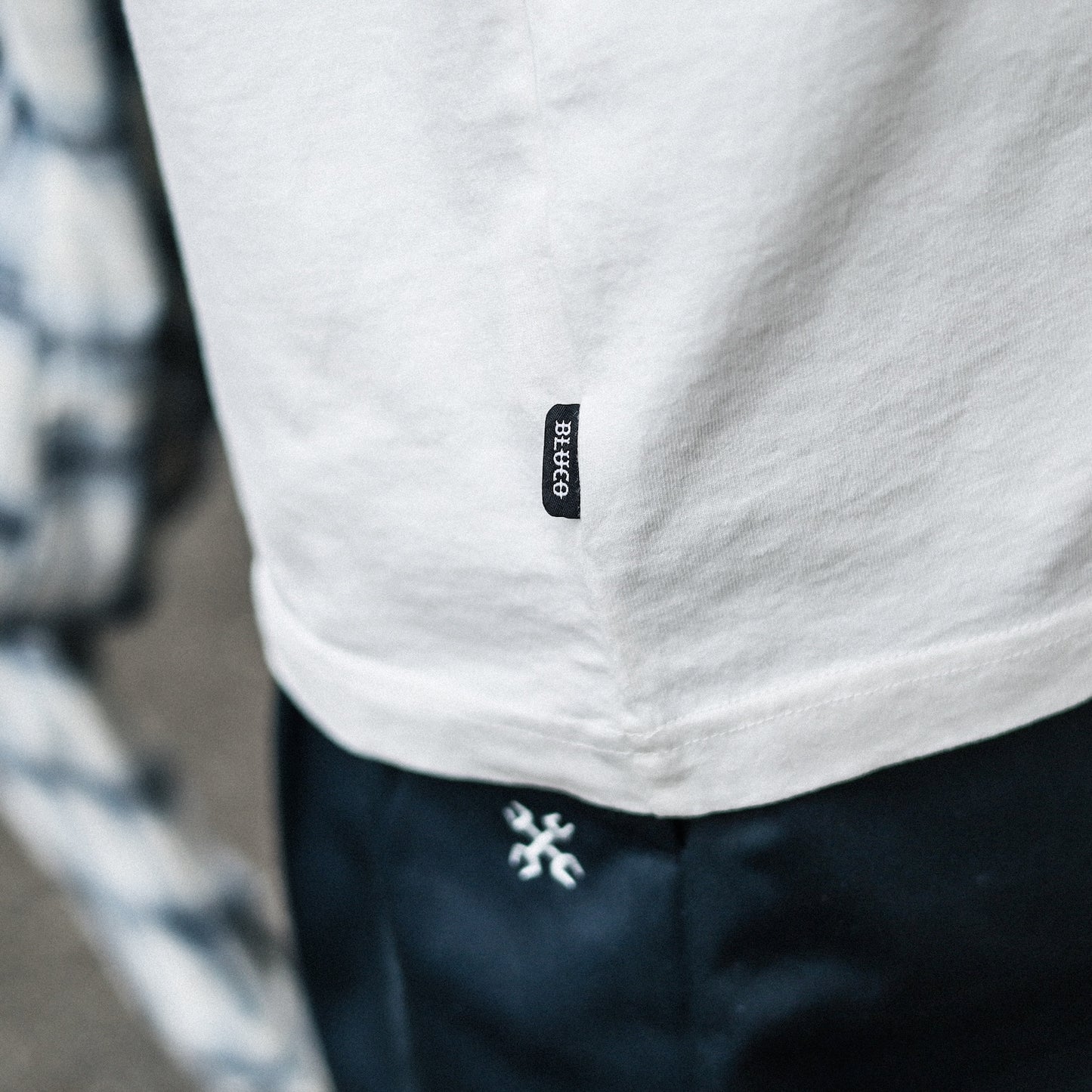 BLUCO / PRINT TEE -USUGROW- (WHITE)