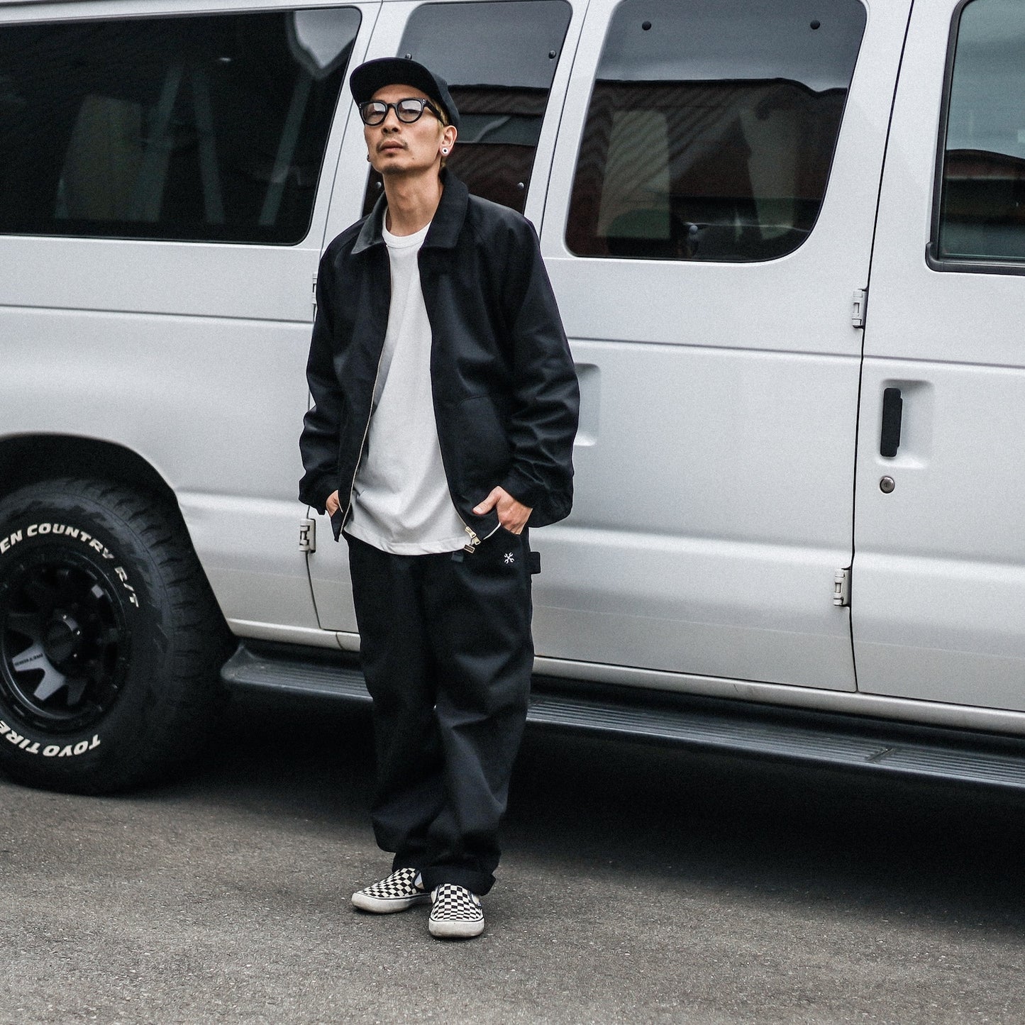 BLUCO / REGULAR EASY PAINTER PANTS (BLACK)