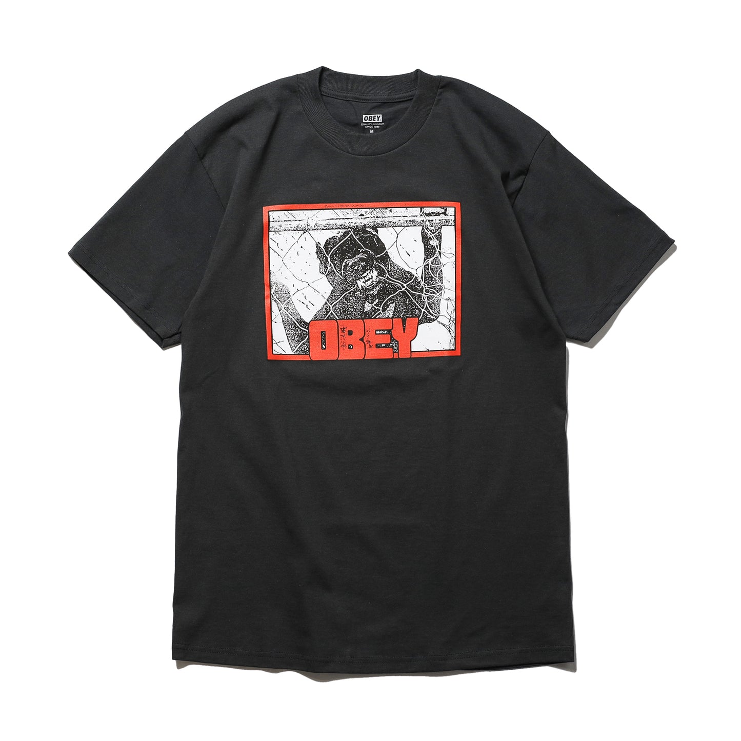 OBEY / OBEY BEWARE CLASSIC T-SHIRT (VINTAGE BLACK)