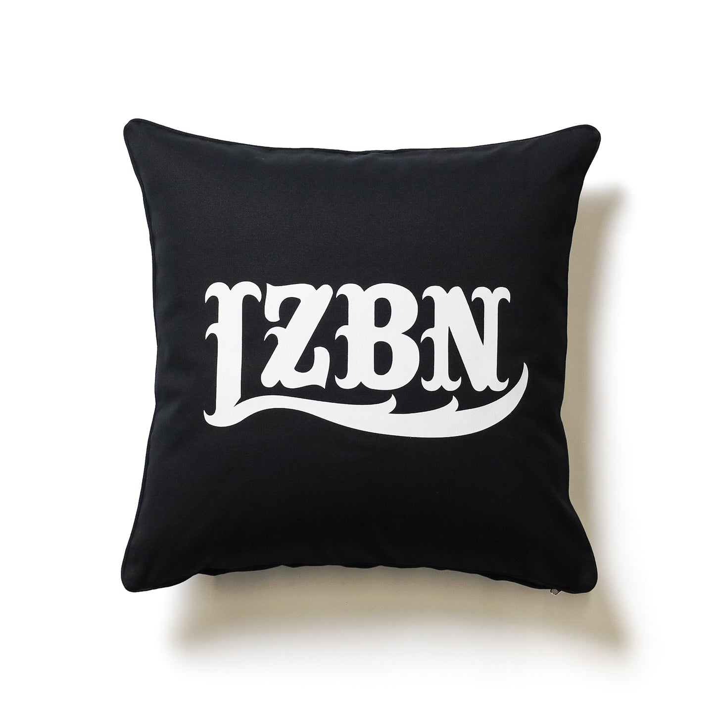 LZBN / LZBN LOGO CANVAS CUSHION (BLACK)